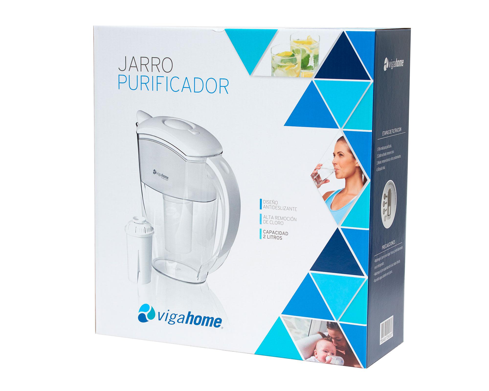 Jarro filtrante 2 litros estándar Vigahome-2