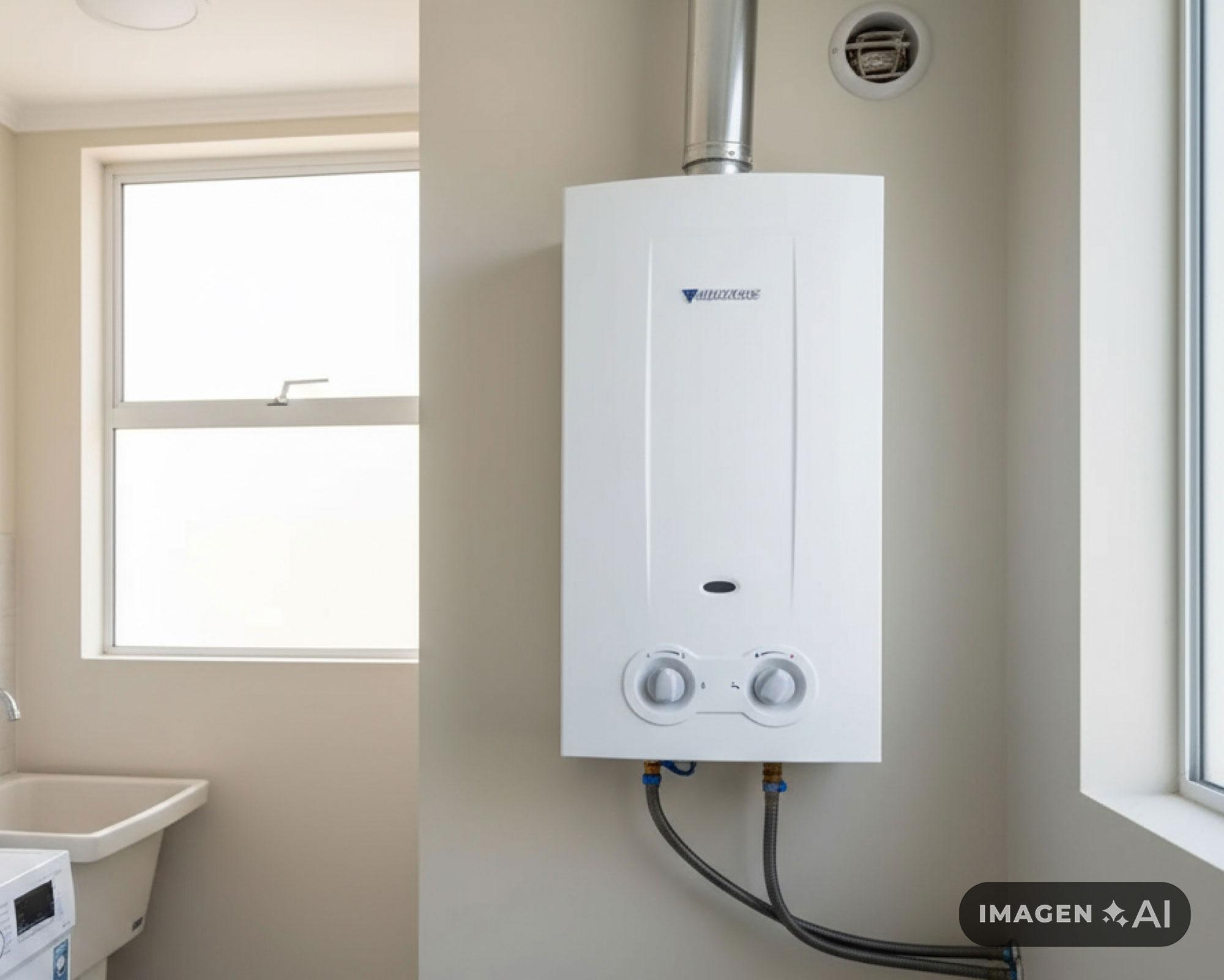 Calefont ionizado tiro natural 13 lt gas licuado W13 Junkers-3