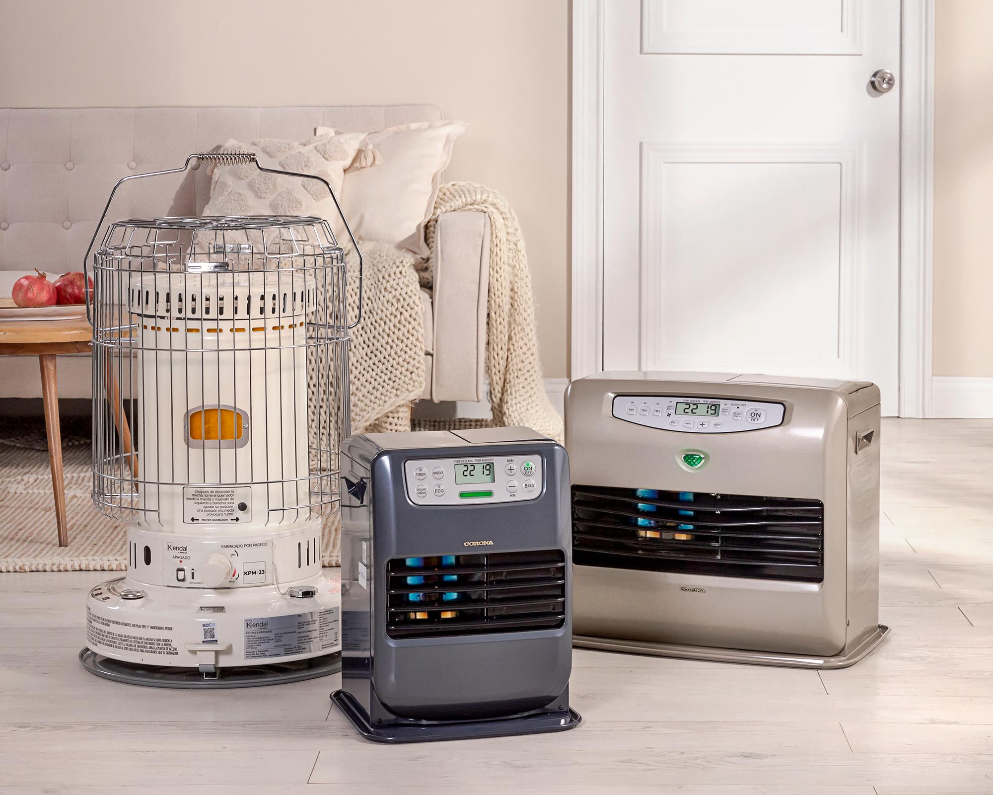 Estufa a parafina 16W FH-2506 azul Corona-3