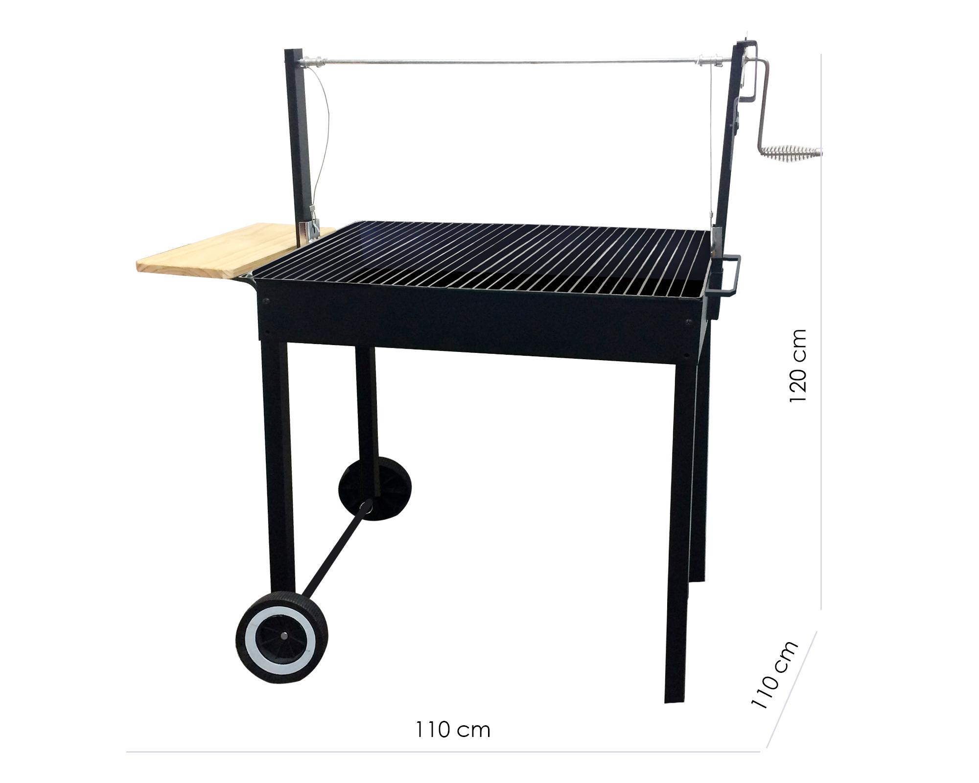 Parrilla a carbón Roldana vgrill Beef Maker-3