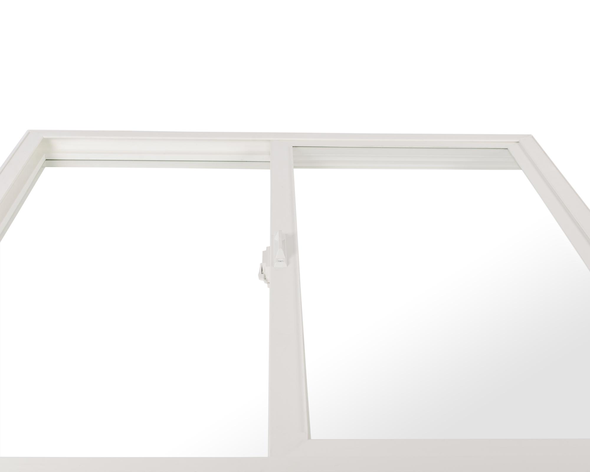 Ventana PVC Simple 100x100 cm Corredera Blanca-3