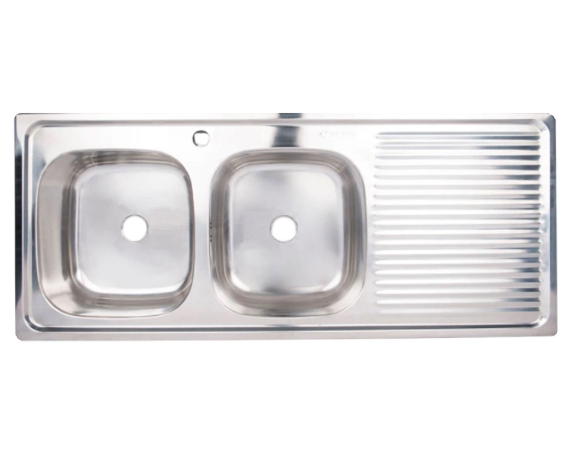 Lavaplatos sobreponer gris 120x50x15 cm-0