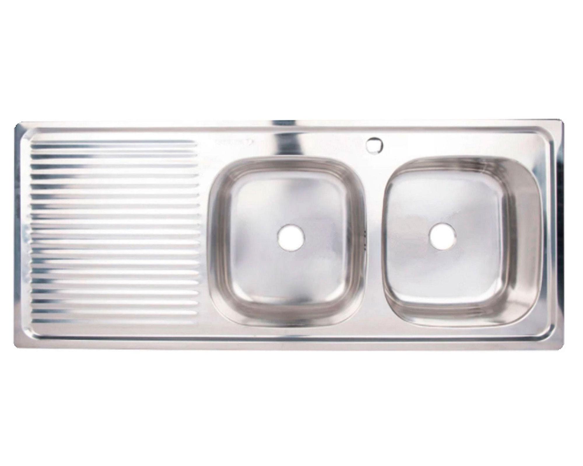 Lavaplatos sobreponer gris 15x50x120 cm-0