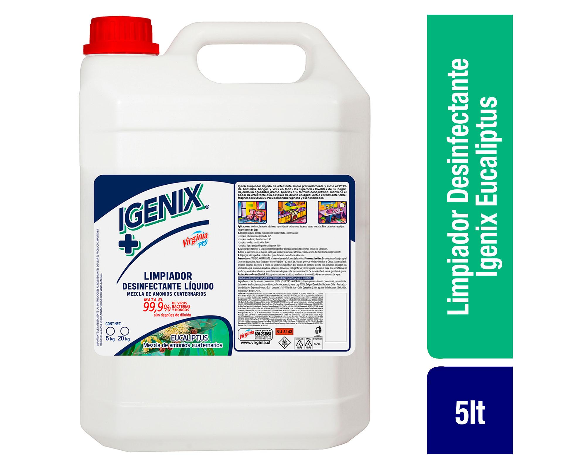 Limpiador desinfectante 5 litros eucaliptus Igenix-0