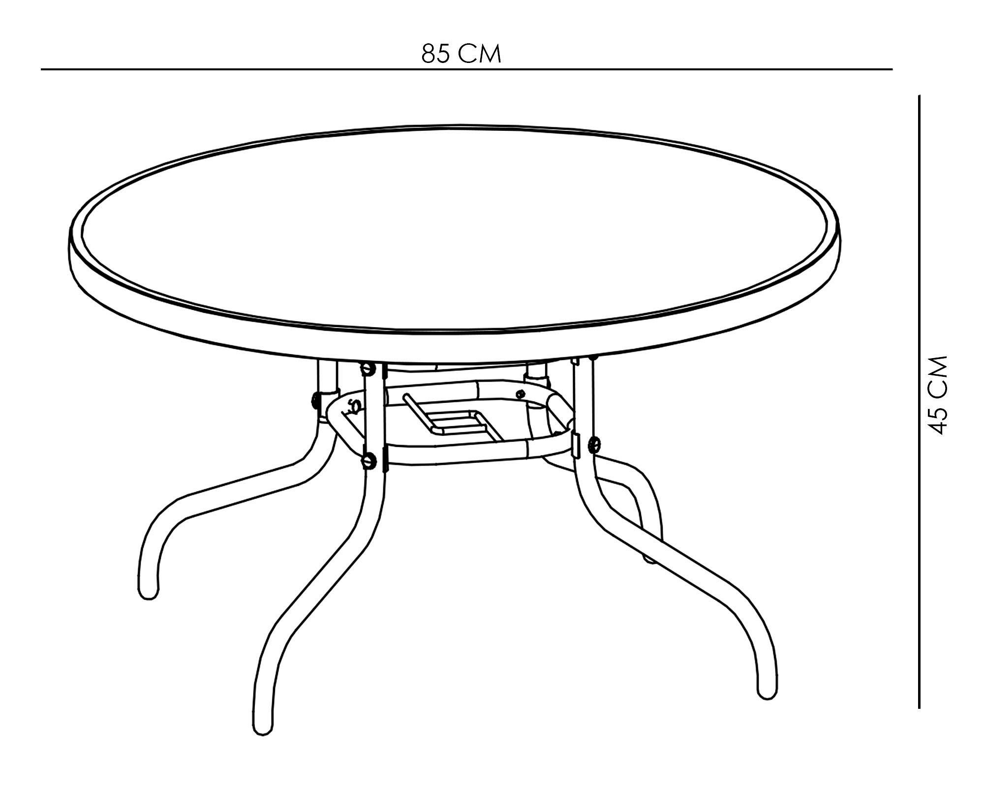 Set terraza 4 personas Múnich Outzen-5