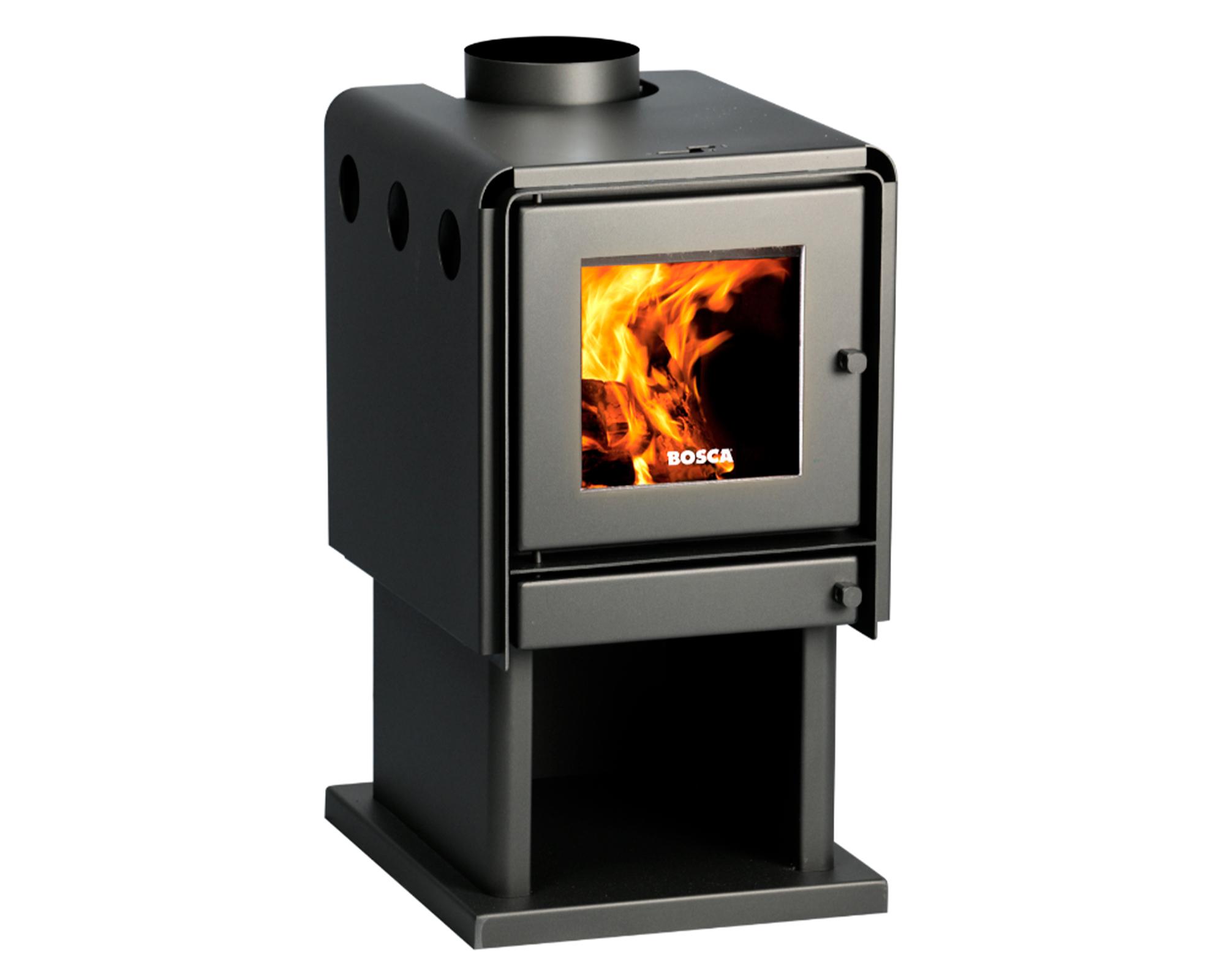 Estufa a leña Limit 360 9400 W negro-0