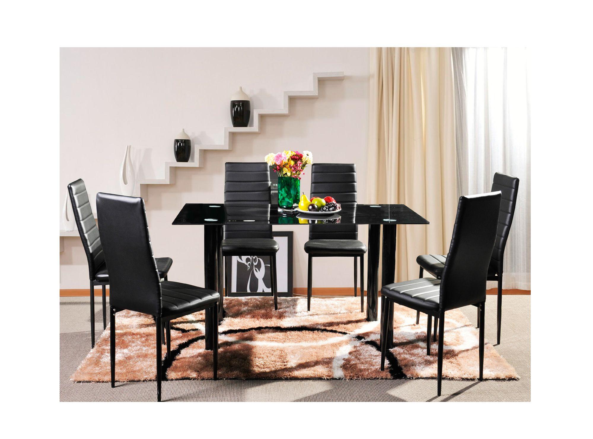 Comedor 6 sillas negro M+Design-3