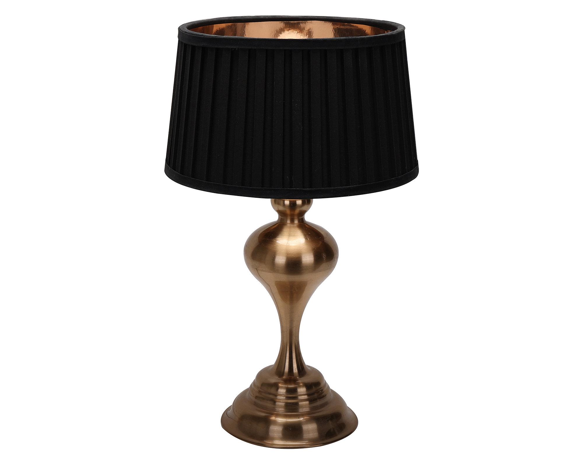 Lámpara sobremesa 1L 60W E27 Mallorca cobre Abitare-0