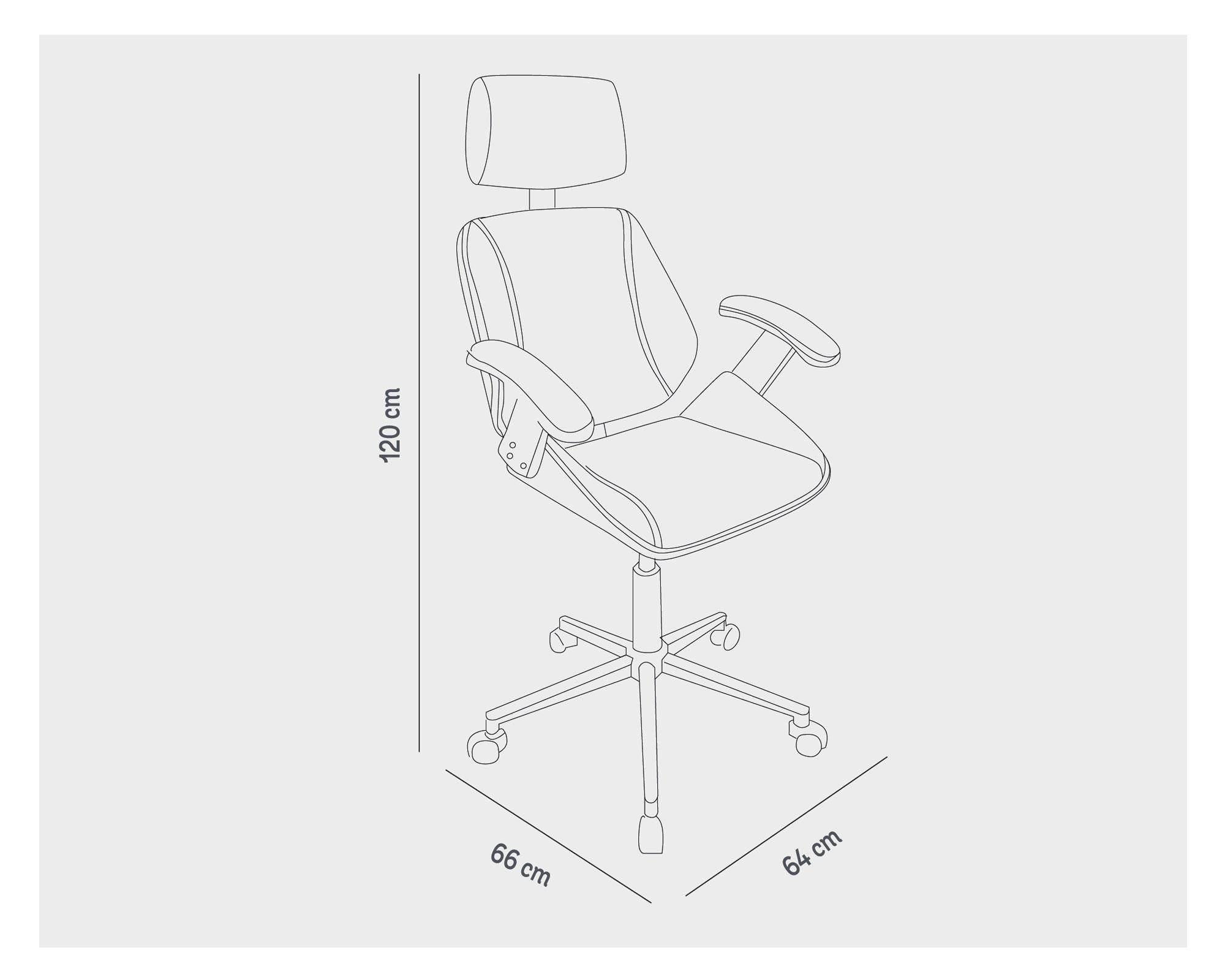 Silla de escritorio ejecutiva Bosco M+Design-4