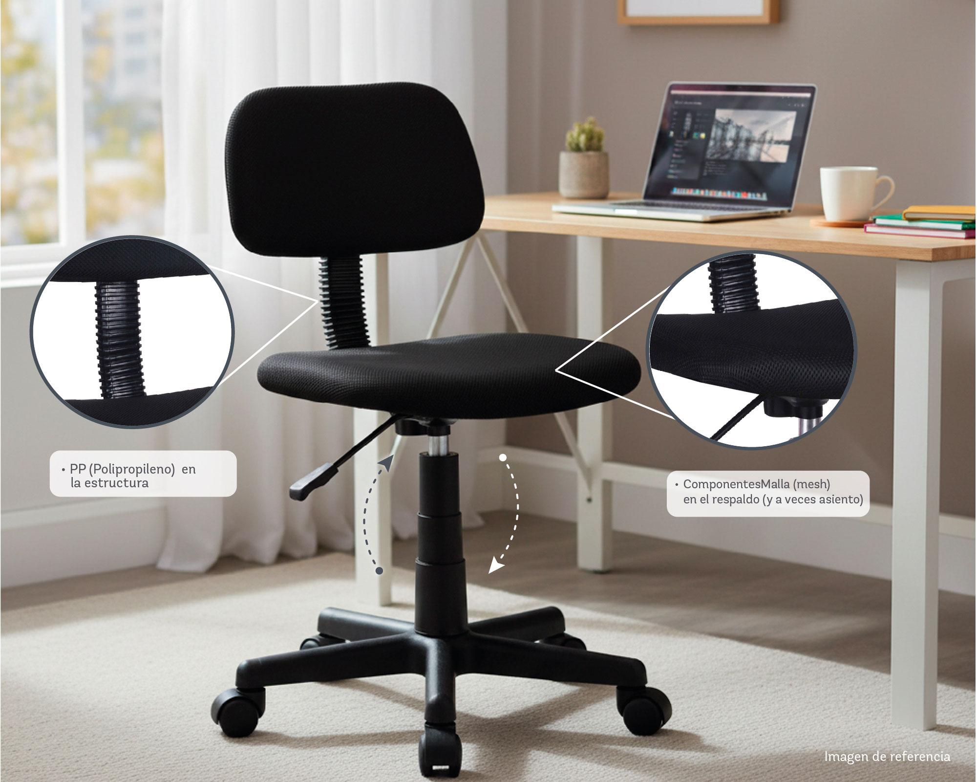 Silla de escritorio sin brazo M+Design-3