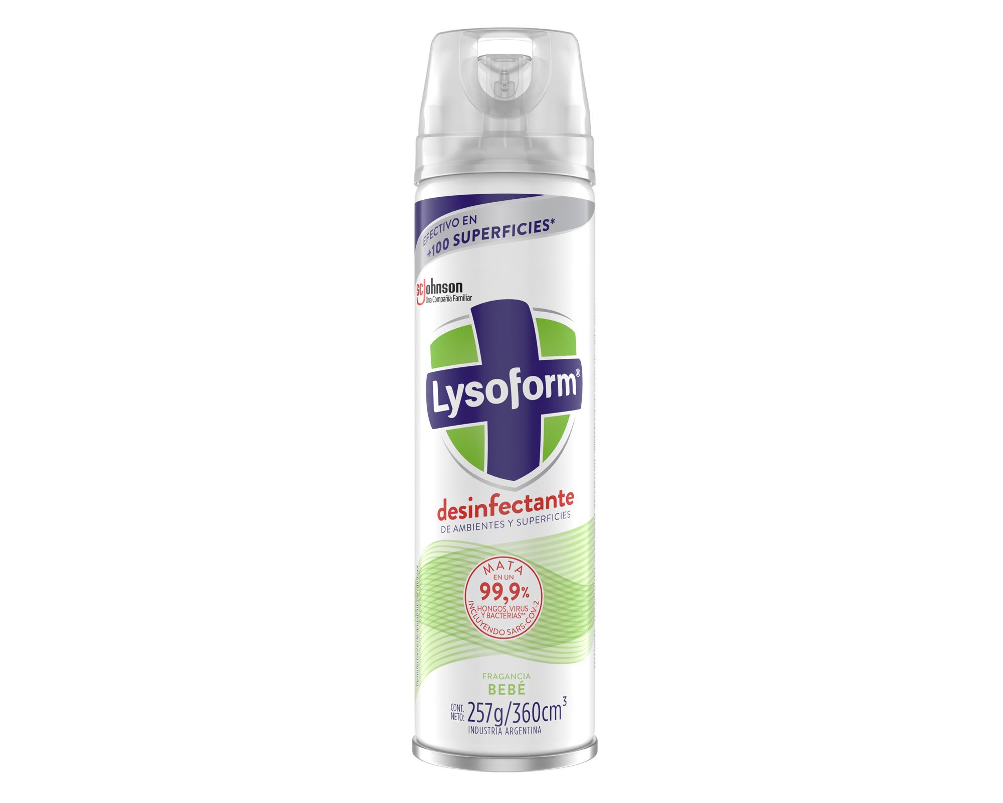 Desinfectante aerosol Fragancia Bebé 360 ml-0