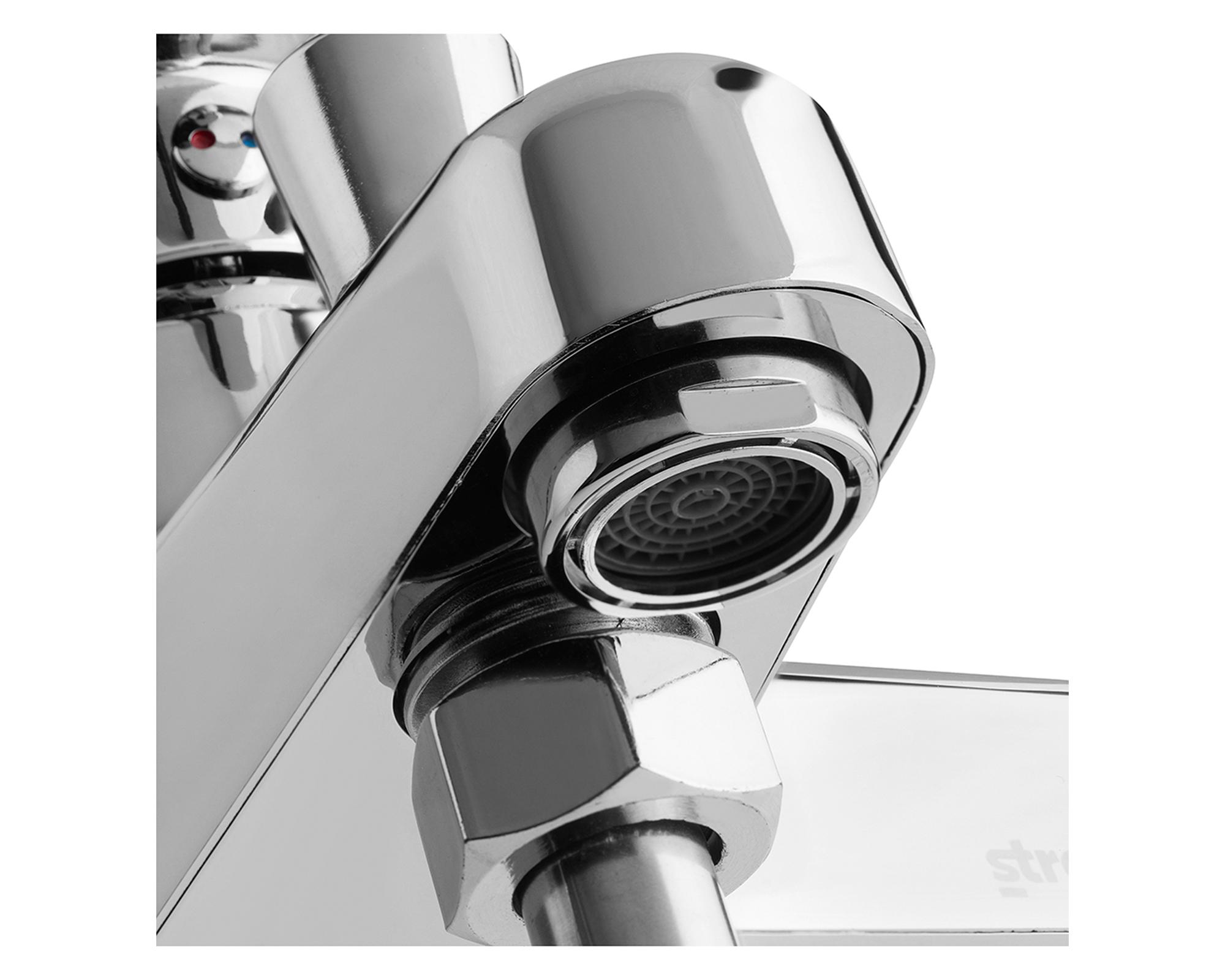 Monomando de tina ducha  New Standard cromo-1