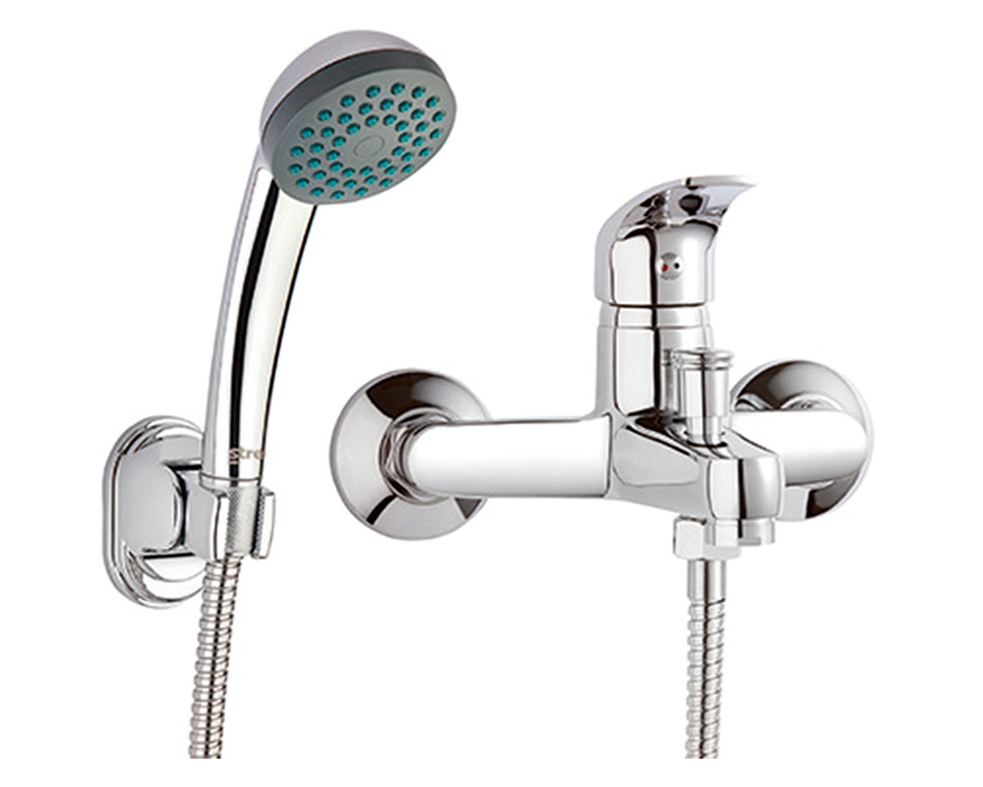 Monomando de tina ducha  New Standard cromo-0