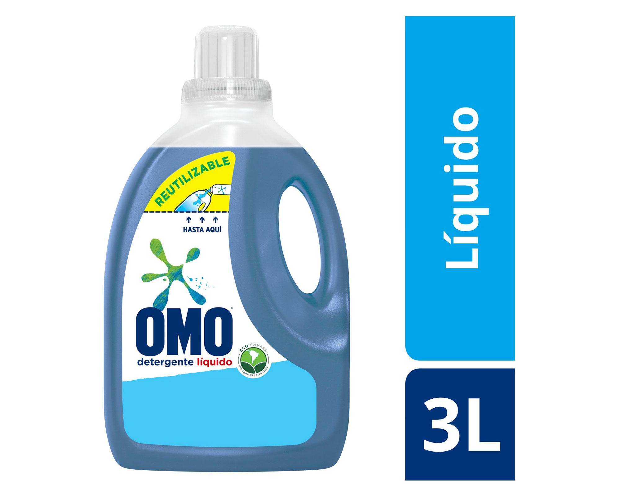 Detergente líquido 3 litros Matic Multiacción Omo-0