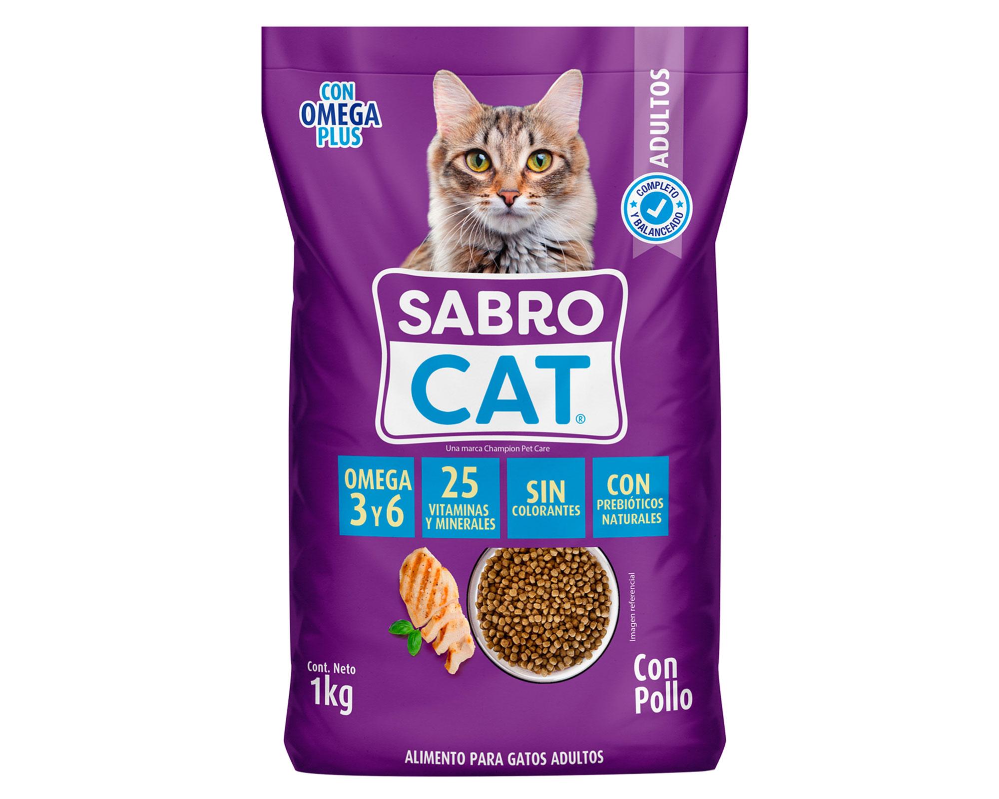 Alimento seco gatos 1 kg Con Pollo-0