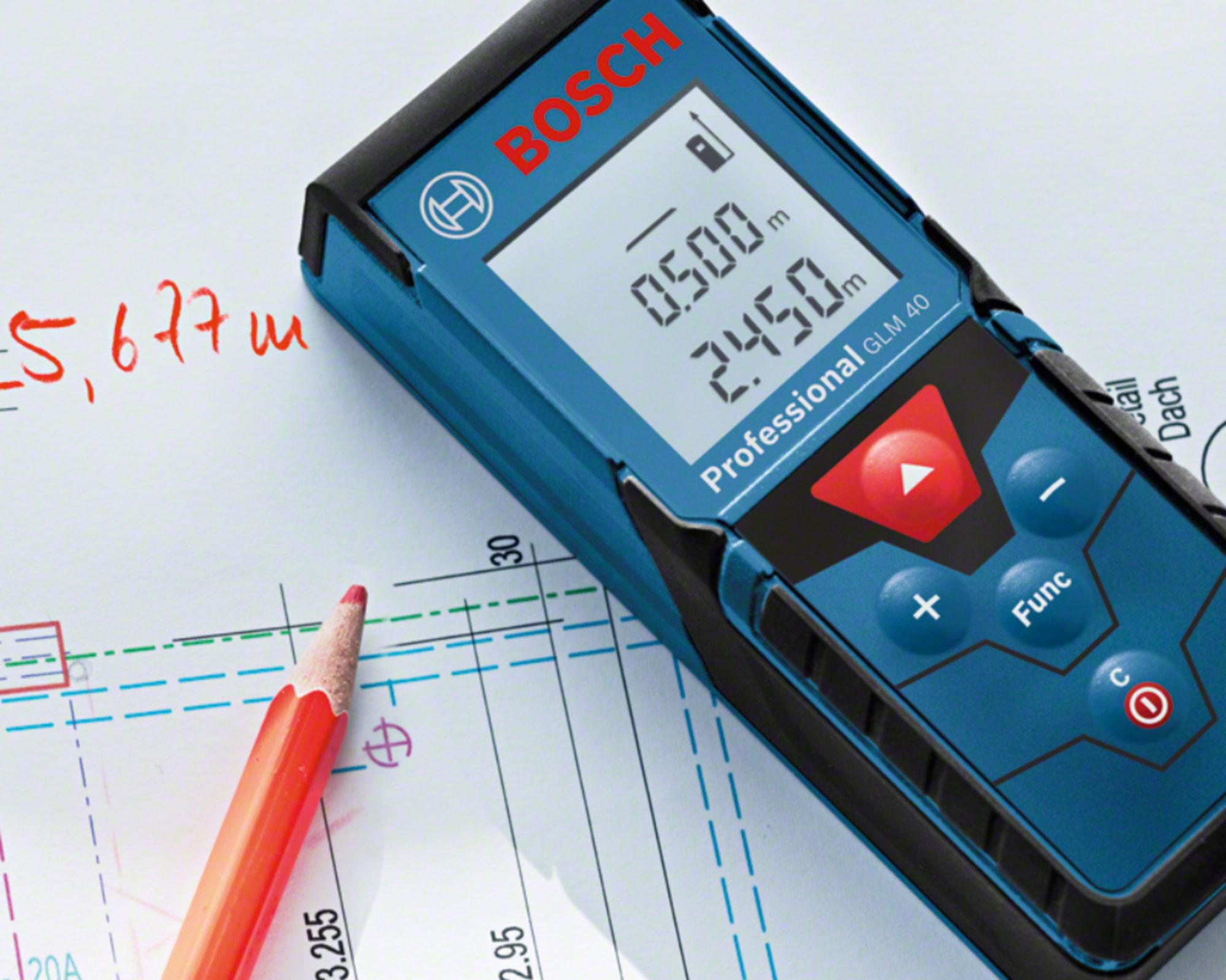 Medidor de distancia láser 40 metros GLM-40 Bosch-4