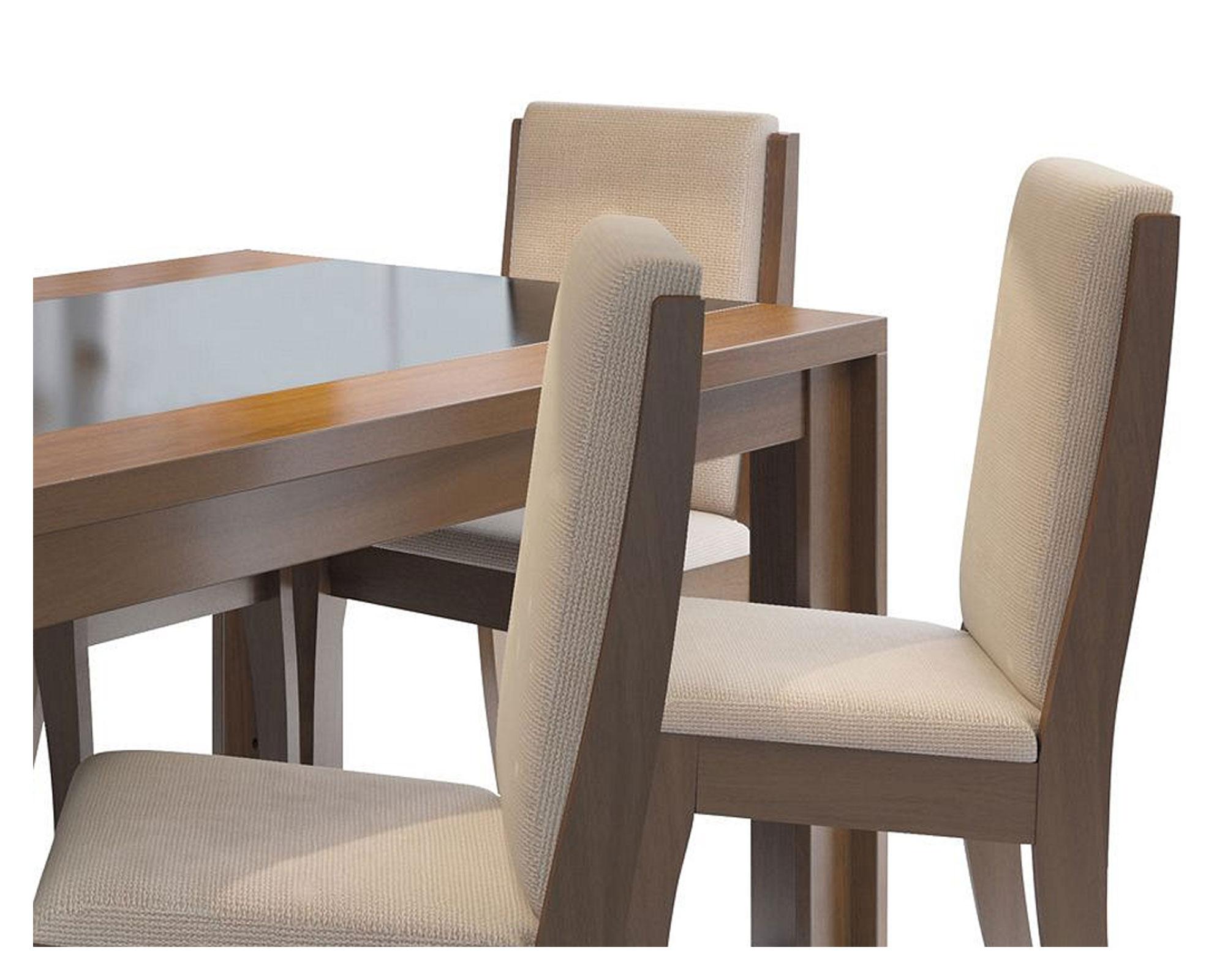 Comedor 6 sillas Lorenzi tamburato/castaño-2