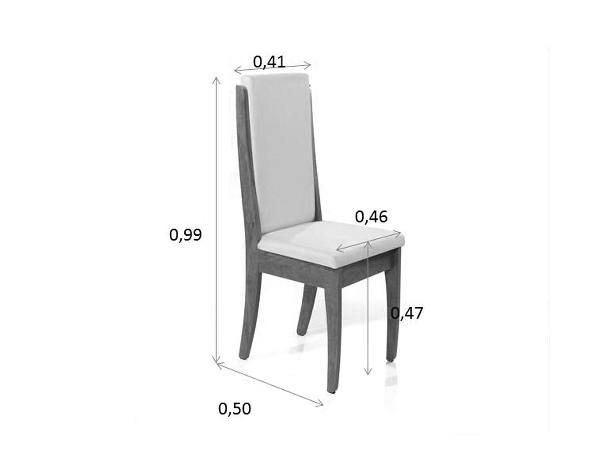 Comedor 6 sillas Lorenzi tamburato/castaño-5
