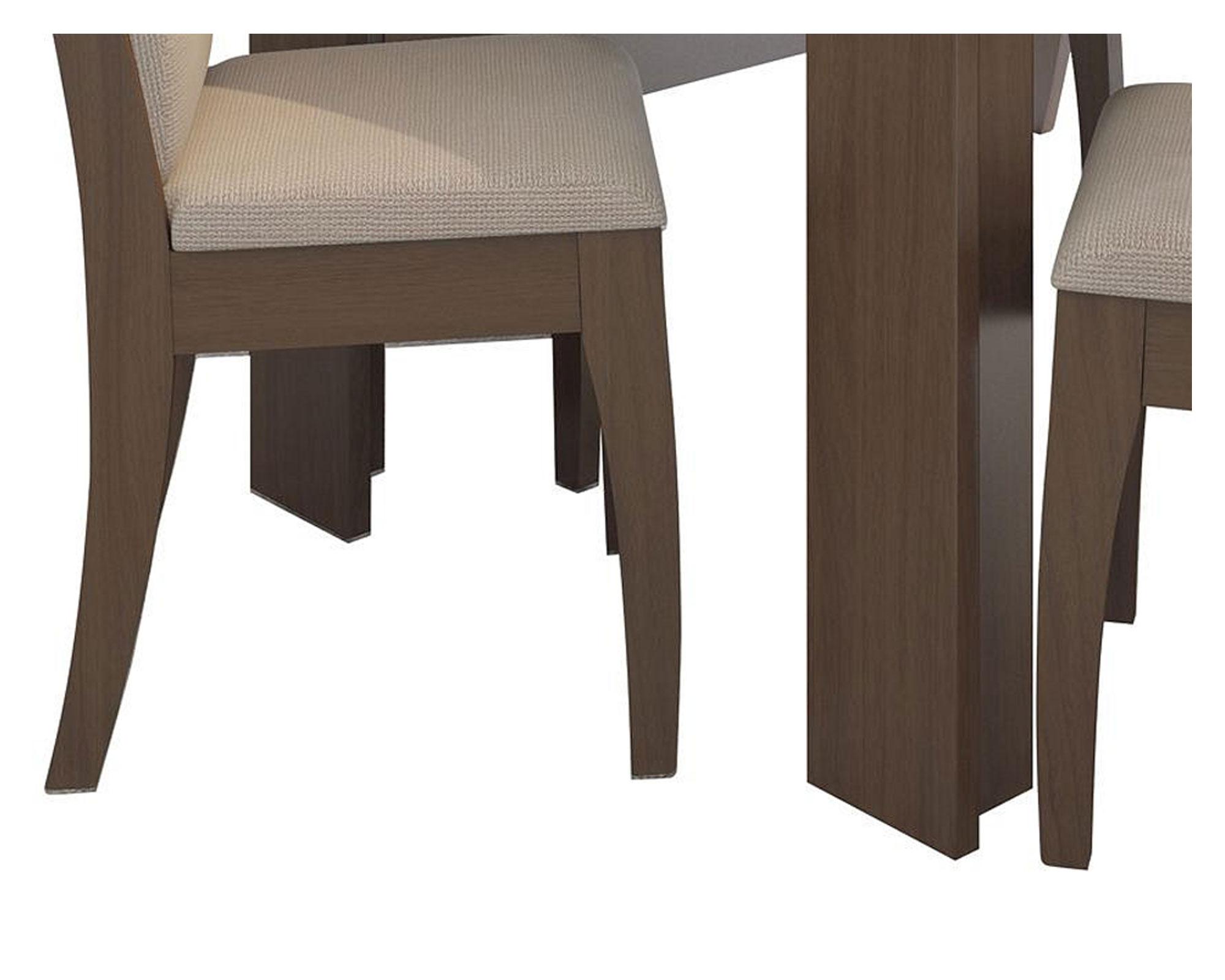 Comedor 6 sillas Lorenzi tamburato/castaño-3