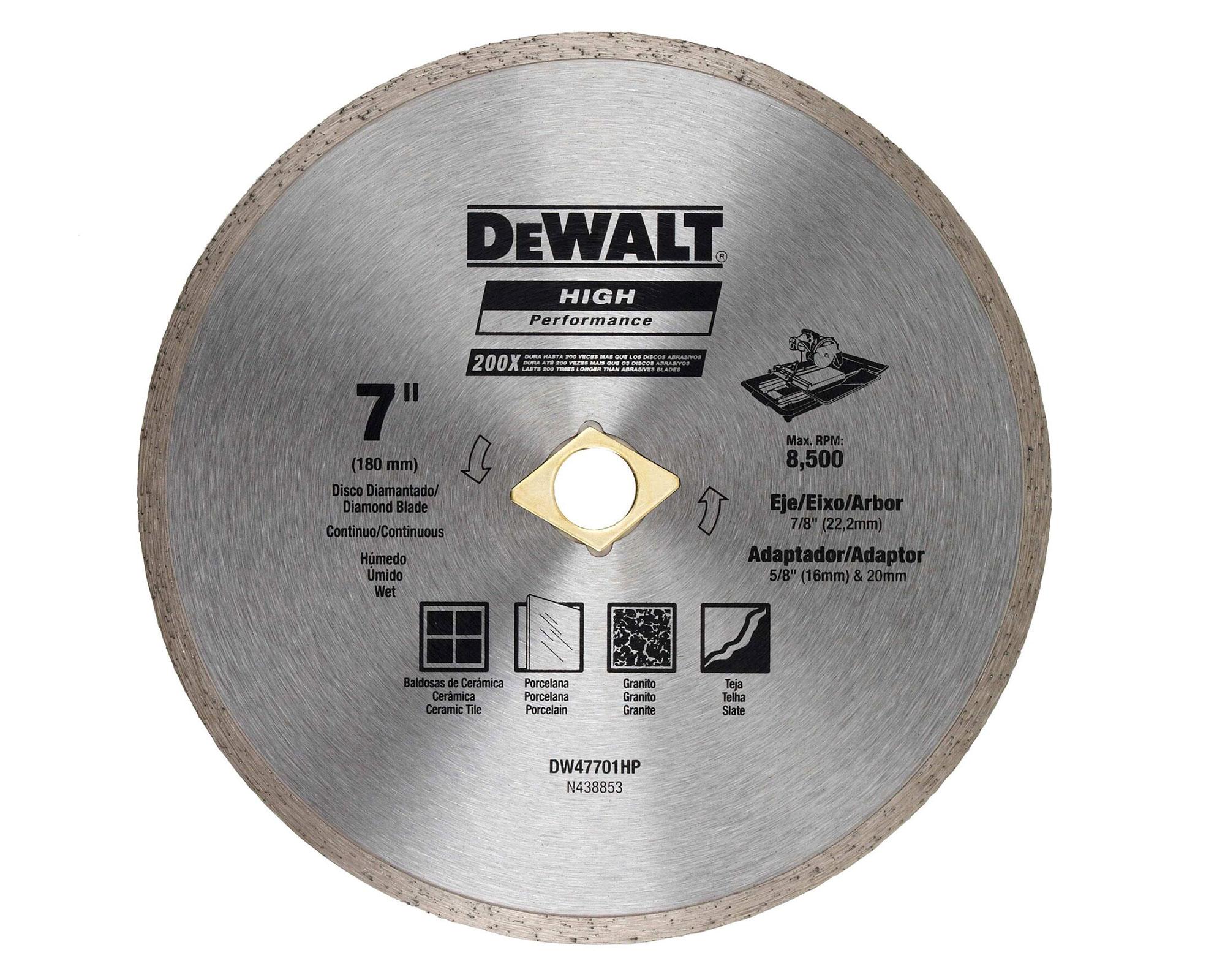 Disco diamantado 7'' DW47701HP-0