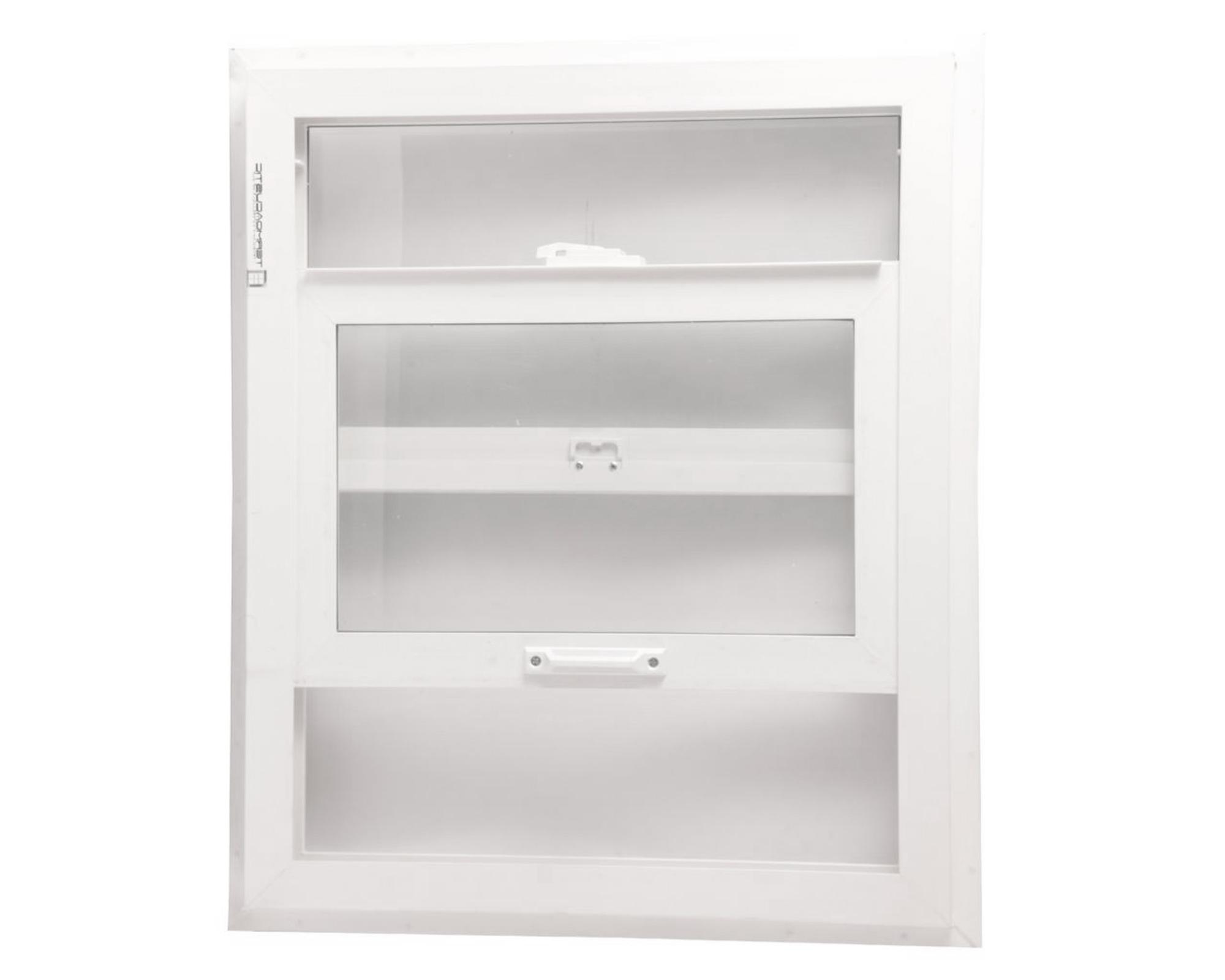 Ventana guillotina PVC 4 mm 60x50 cm-0