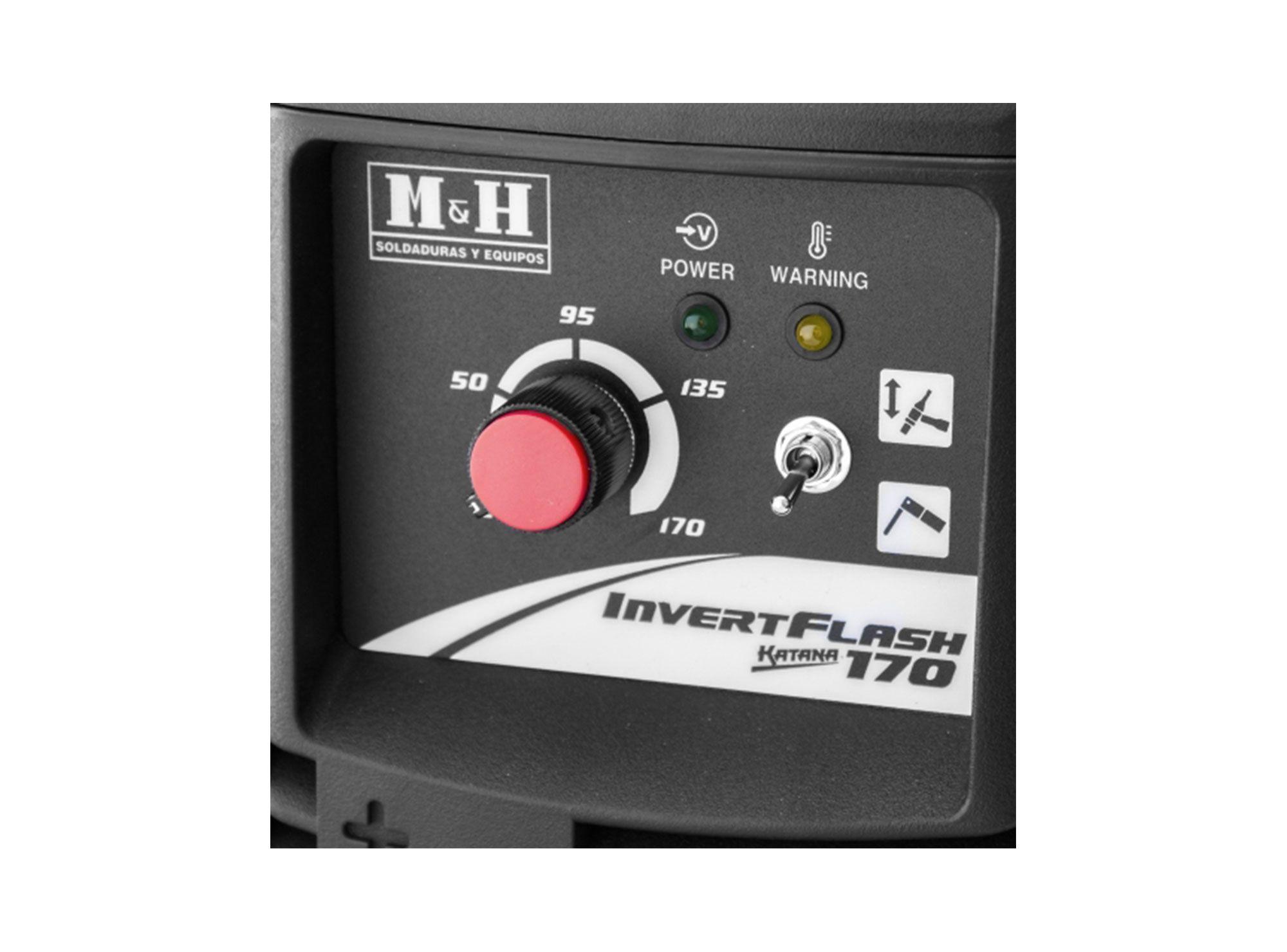Soldadora inverter 170A KATANA 170 M&H-2