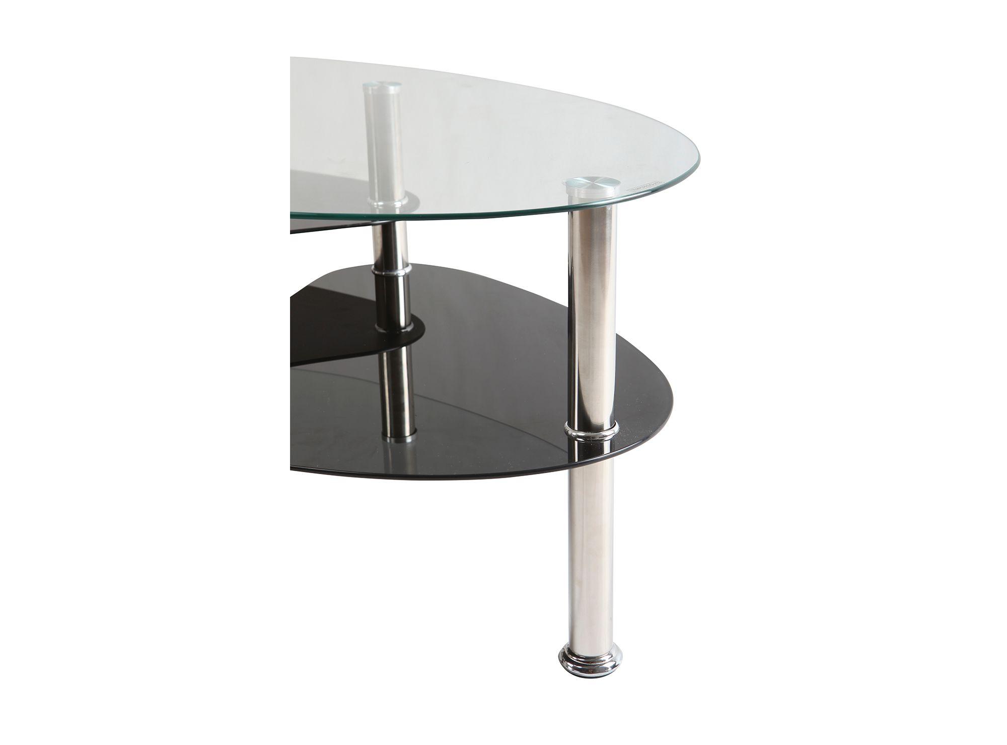 Mesa de centro Elipse clear/negro M+Design-1
