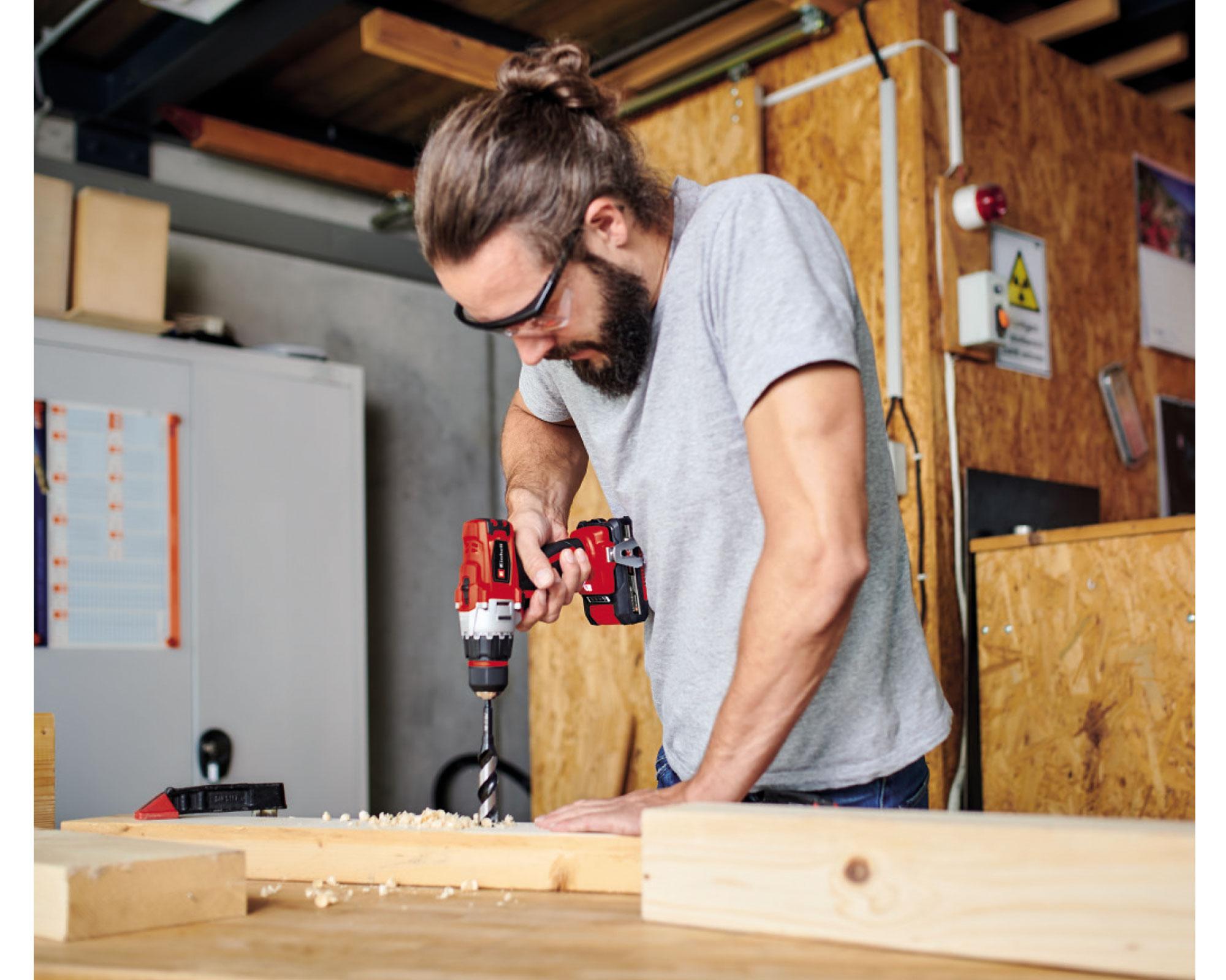 Taladro inalámbrico 18V 10mm TE-CD 18/2 Li KIT + 2 baterías 1,5Ah Einhell-5