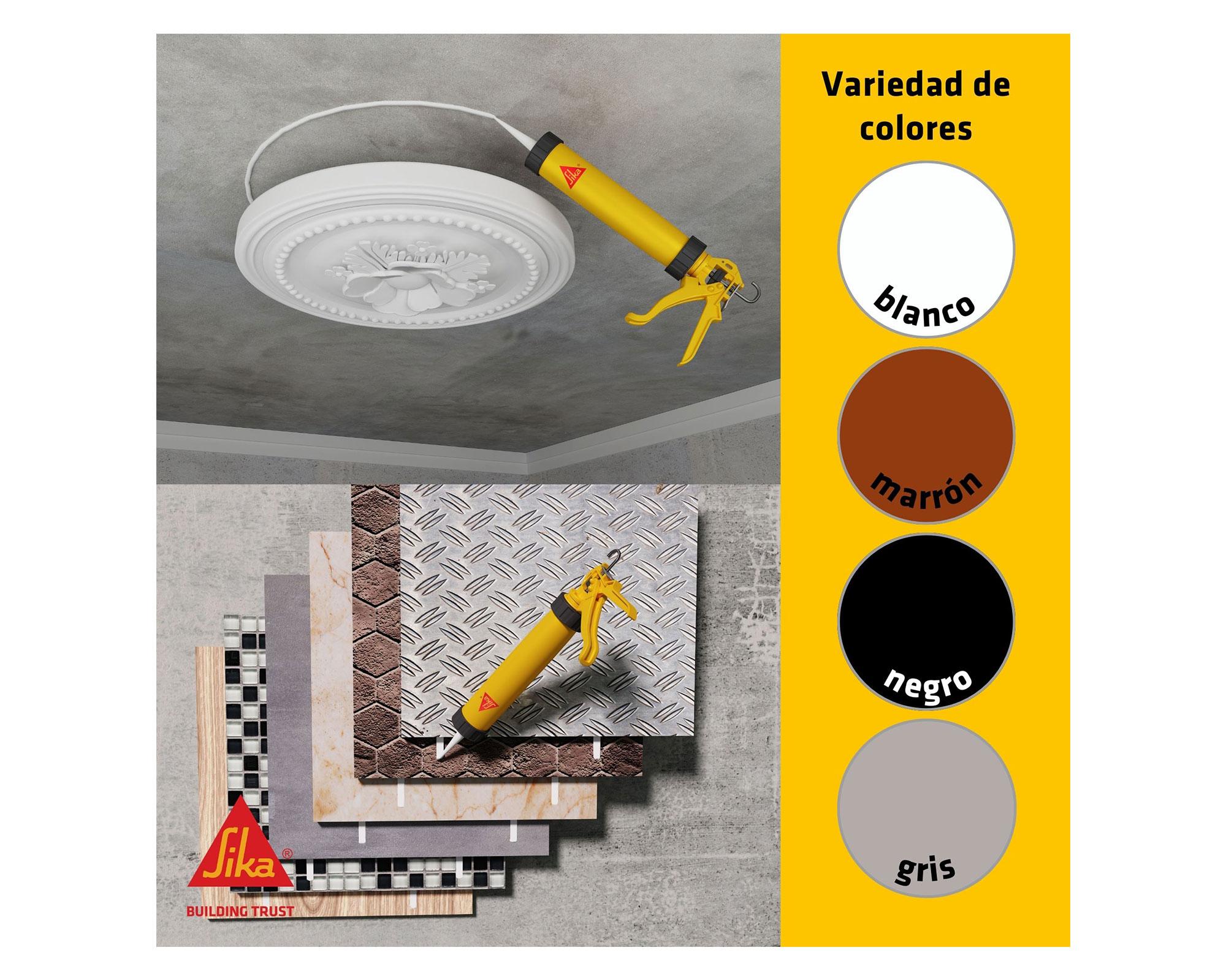 Sellador adhesivo 300 ml Sikaflex 11FC blanco Sika-4