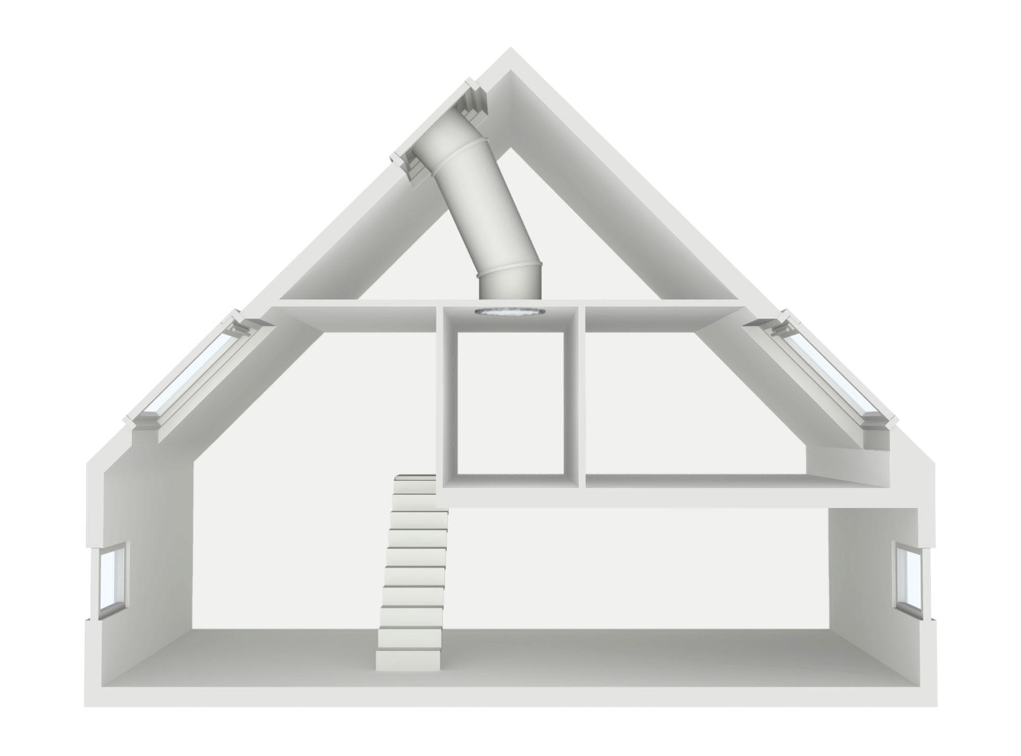 Túnel solar flexible para techo liso e inclinado Velux-2