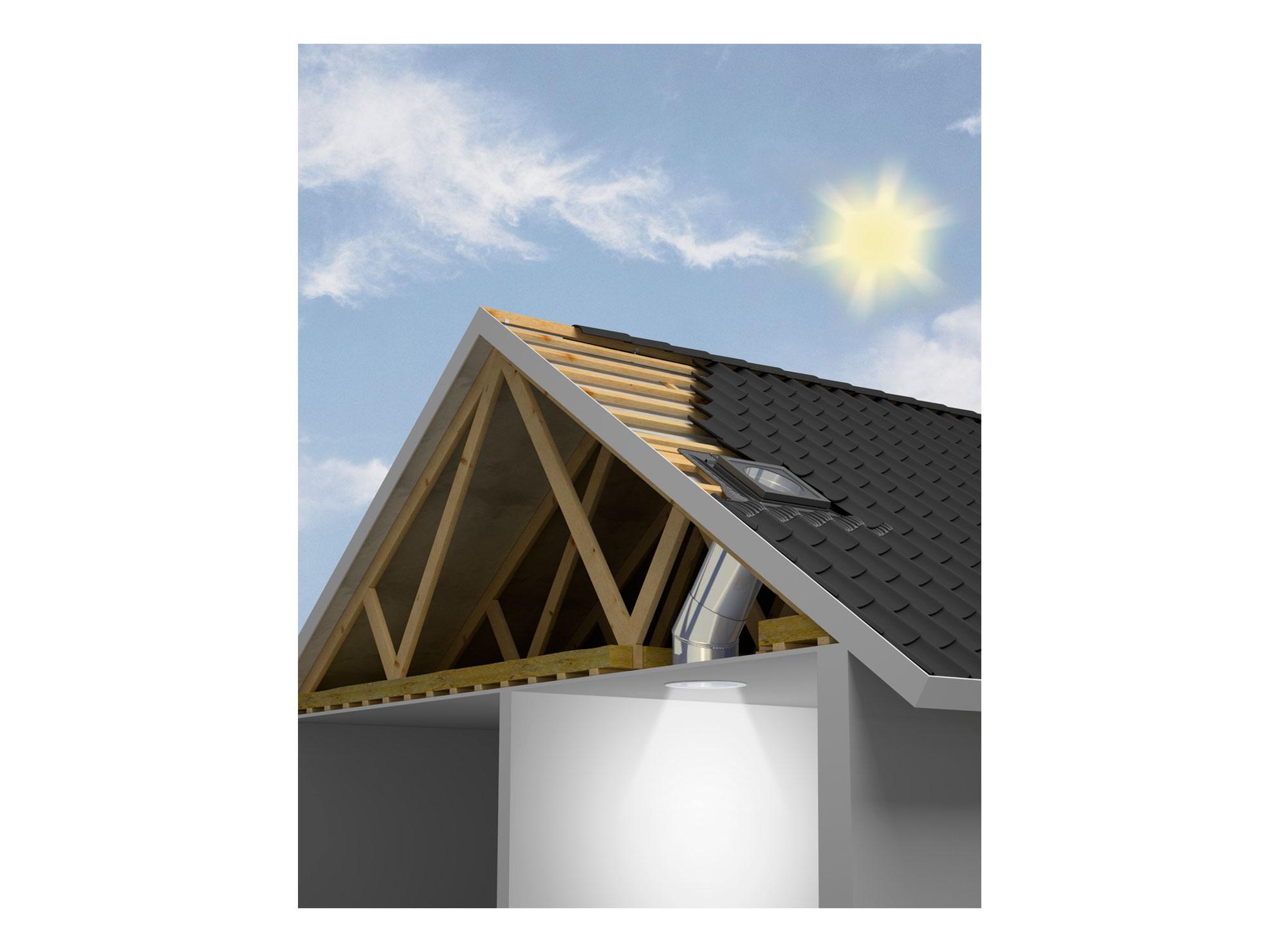 Túnel solar flexible para techo liso e inclinado Velux-3