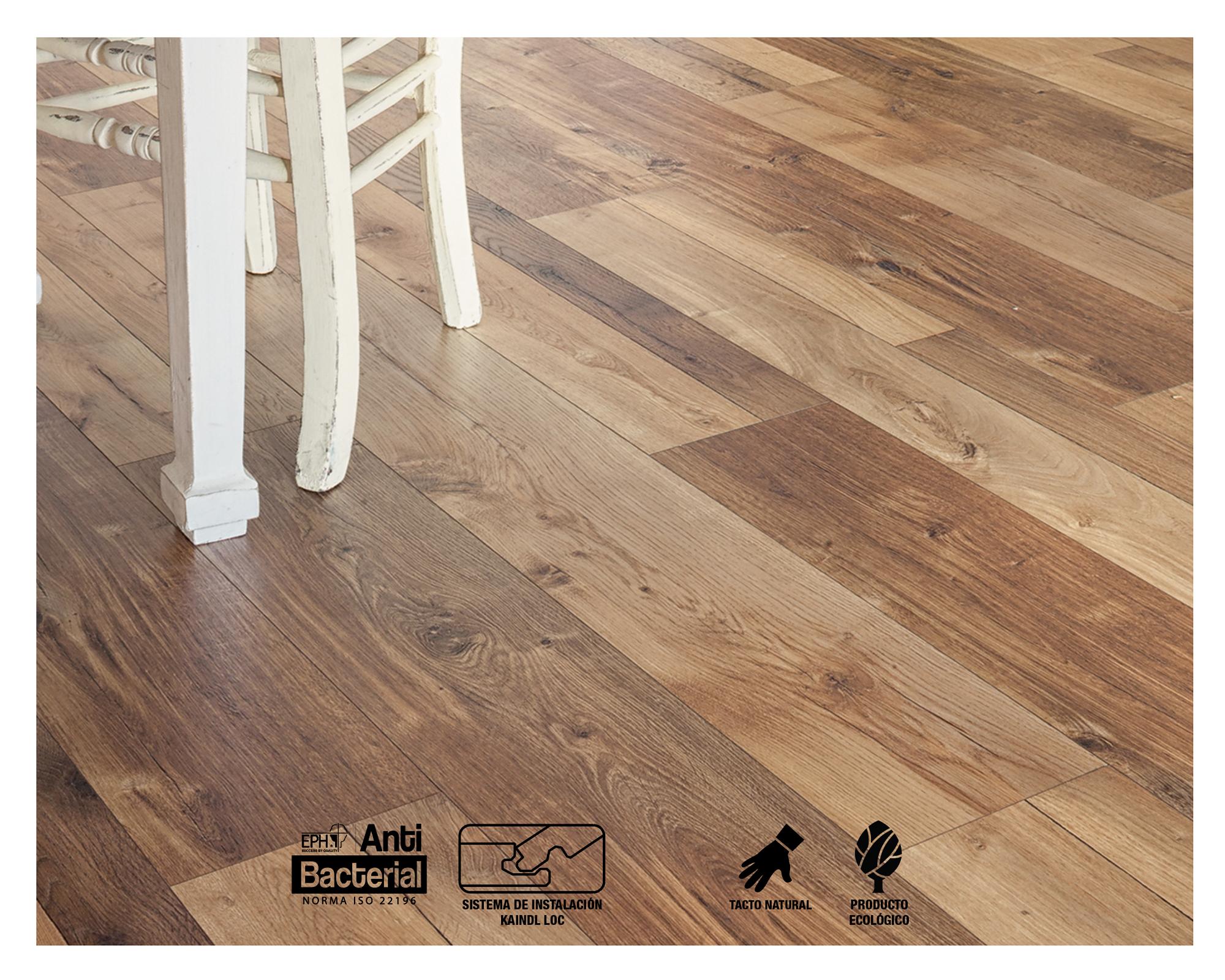 Piso flotante Farco Elegance roble 8 mm 2.40 m2-3