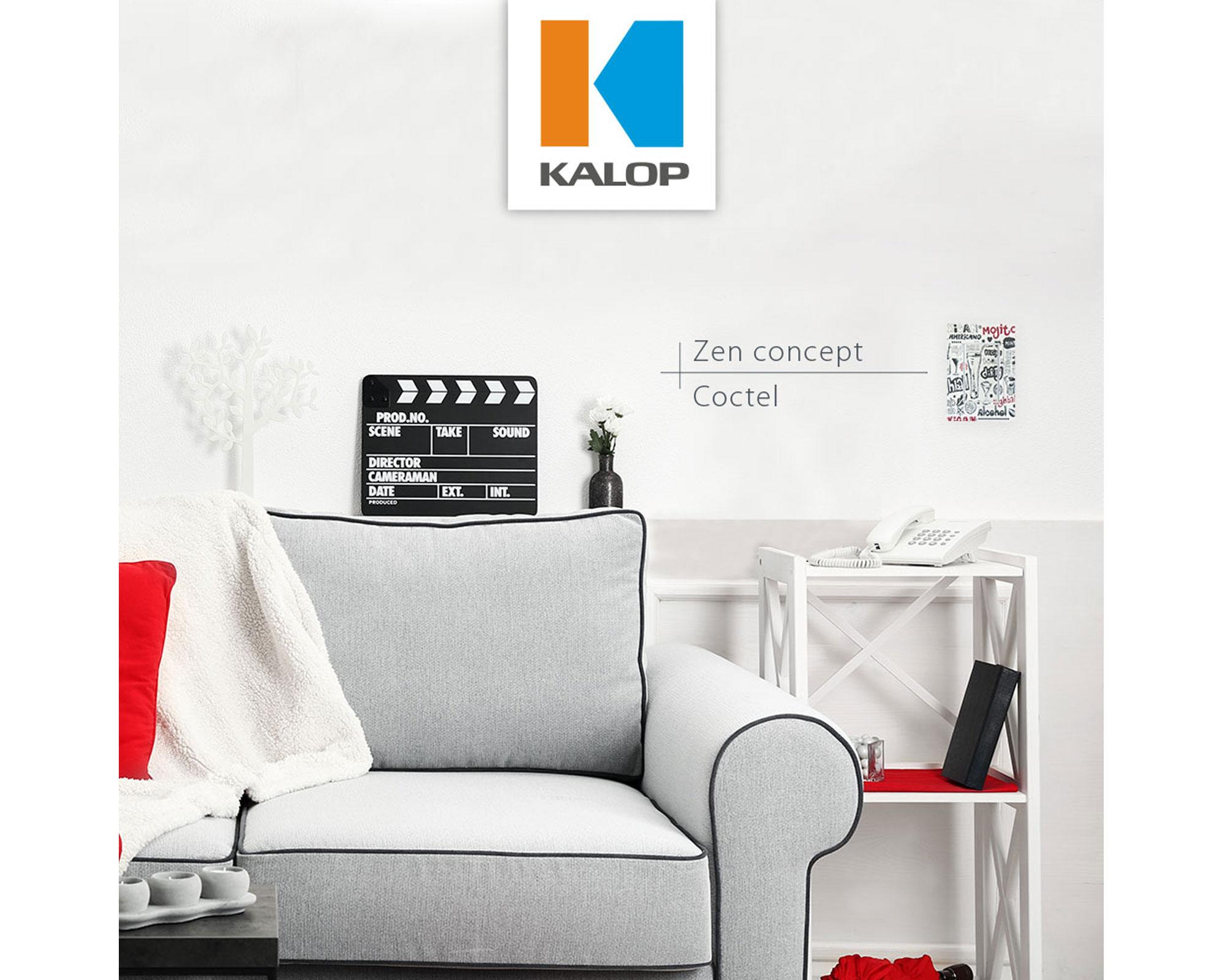 Placa armada interruptor 16A 9/24 Zen Concept Cóctel Kalop.-2