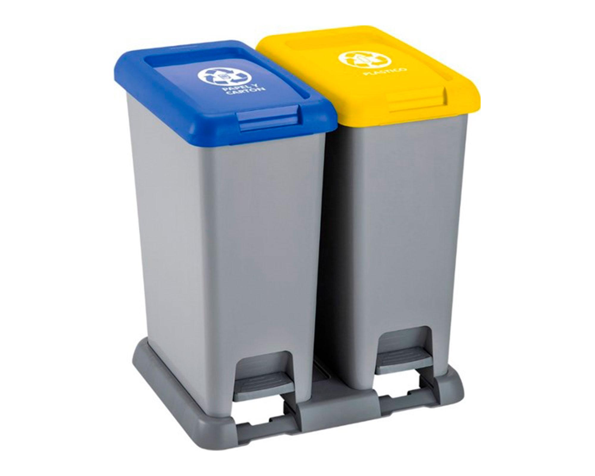 Basurero 20 litros ecológico gris Rimax-0
