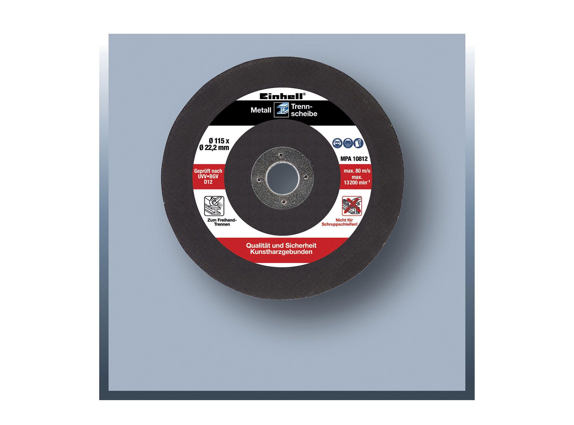 Esmeril angular 4 1/2'' 850W TC-AG115/850 Einhell-6
