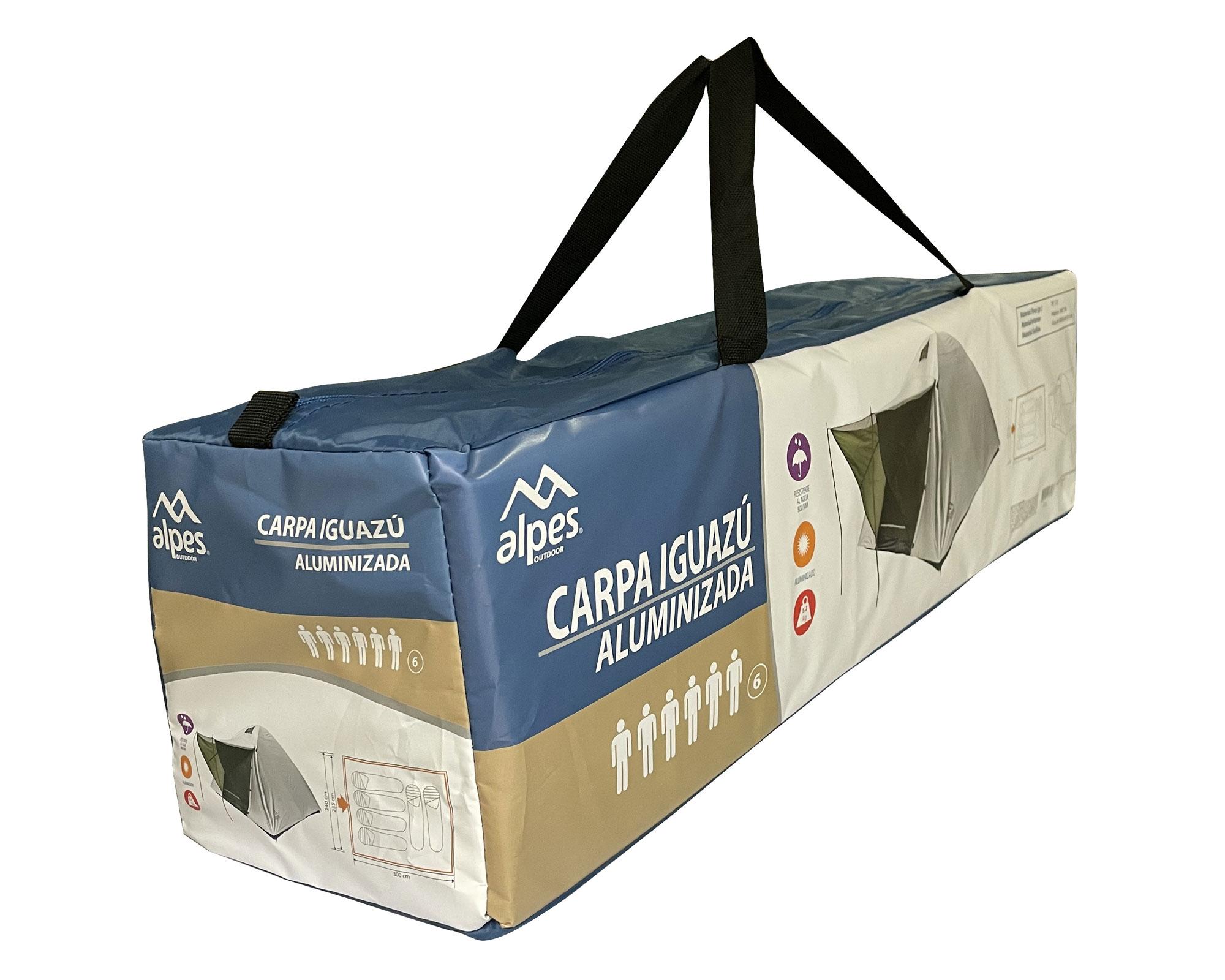 Carpa 6 personas aluminizada Alpes-7