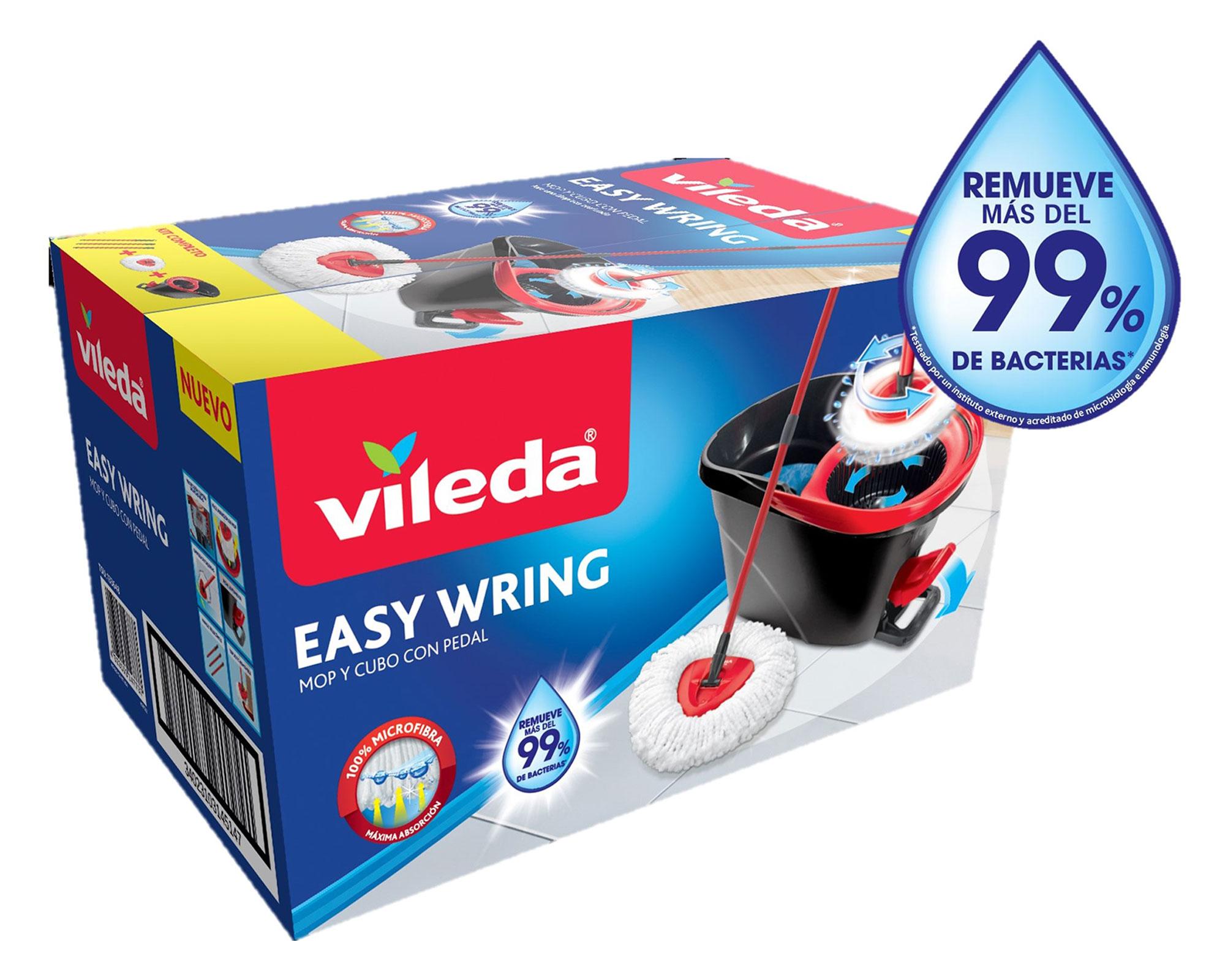 Balde pedal con mopa Easywring and clean Vileda-1