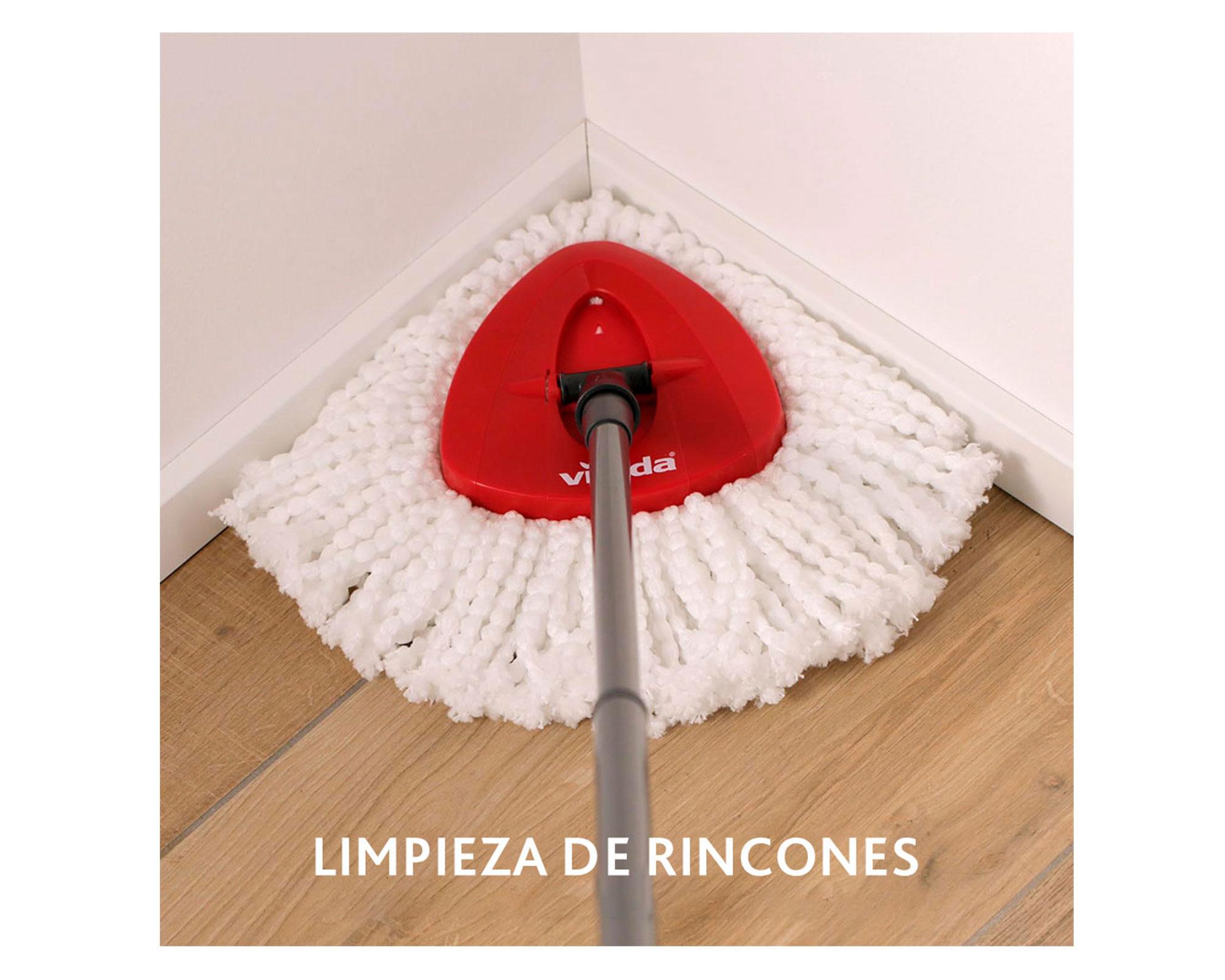 Mopa giratoria + balde con pedal 7 lt Easy Wring and Clean-4