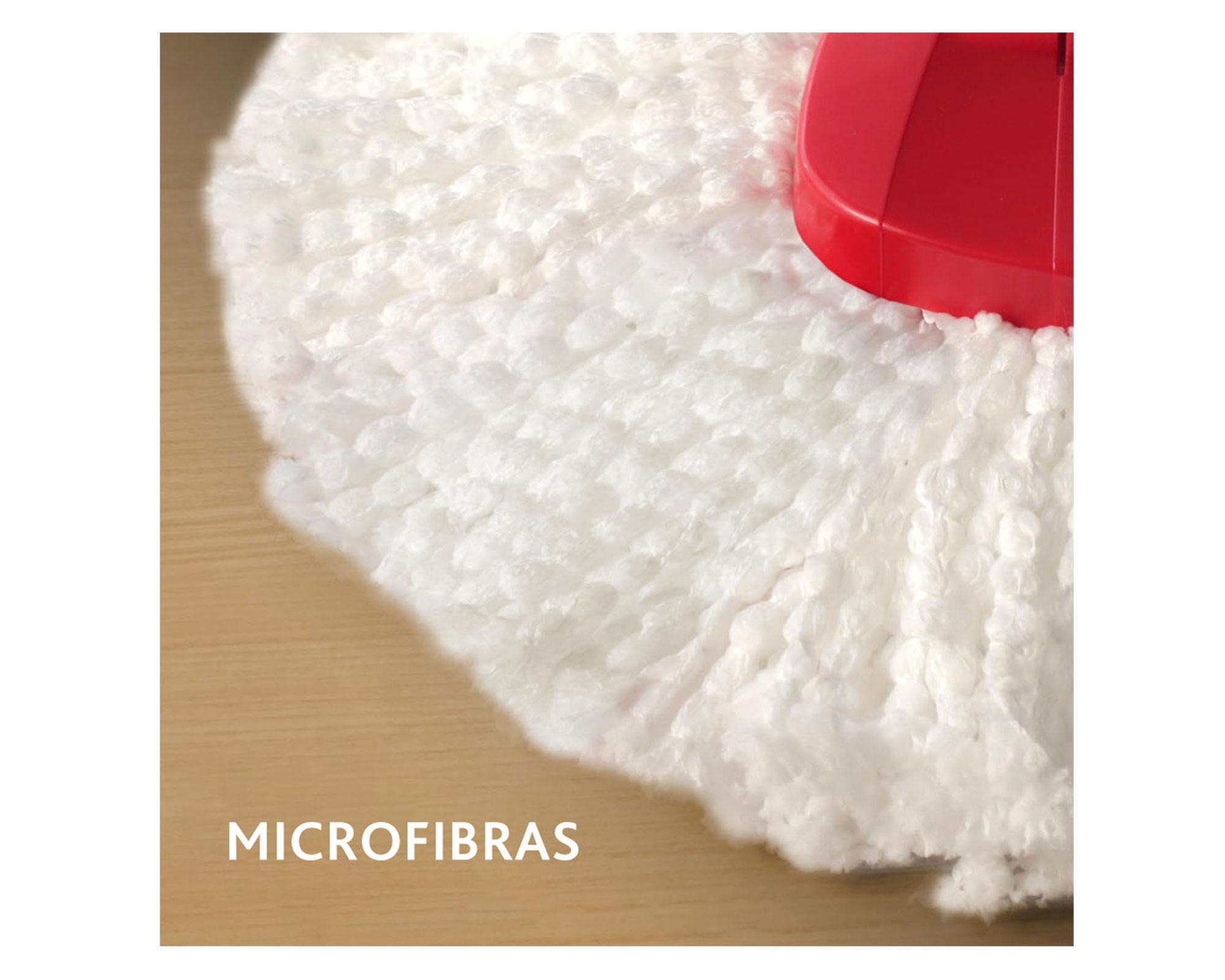 Mopa giratoria + balde con pedal 7 lt Easy Wring and Clean-3