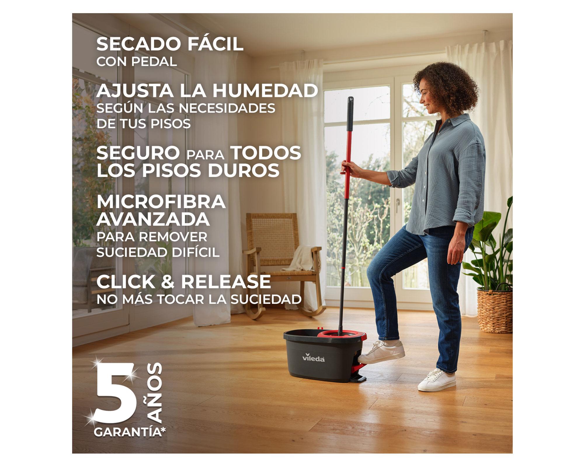 Balde Pedal con Mopa Easy Wring-5
