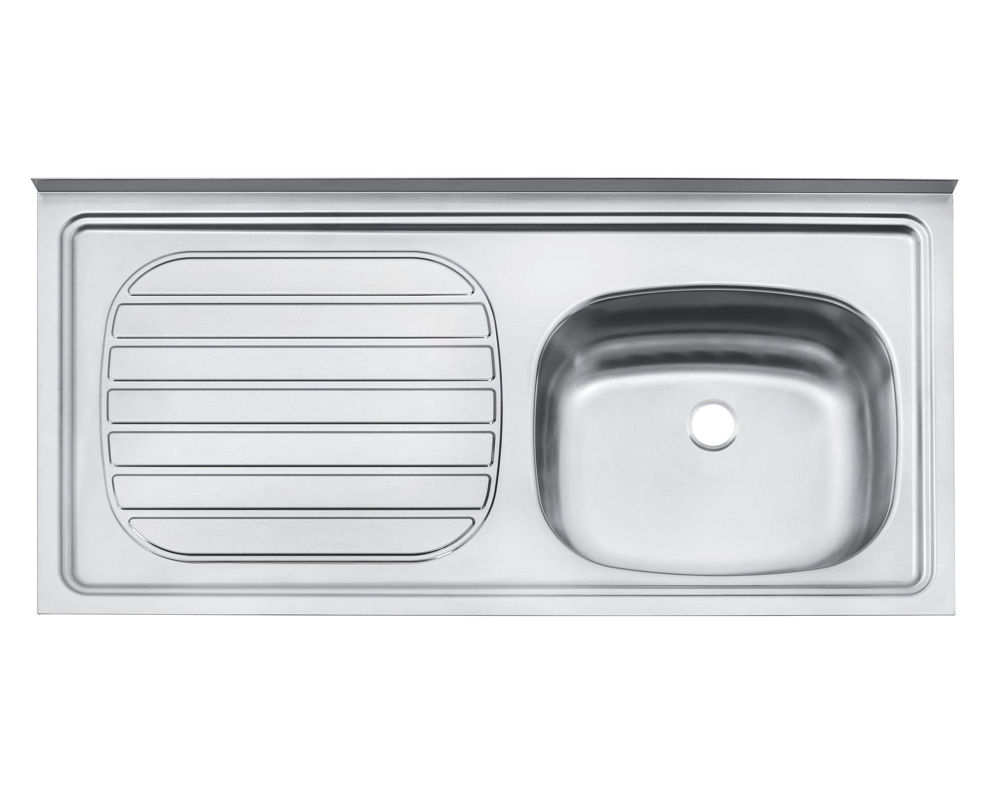 Lavaplatos sobreponer derecha Standard inox Tramontina-0