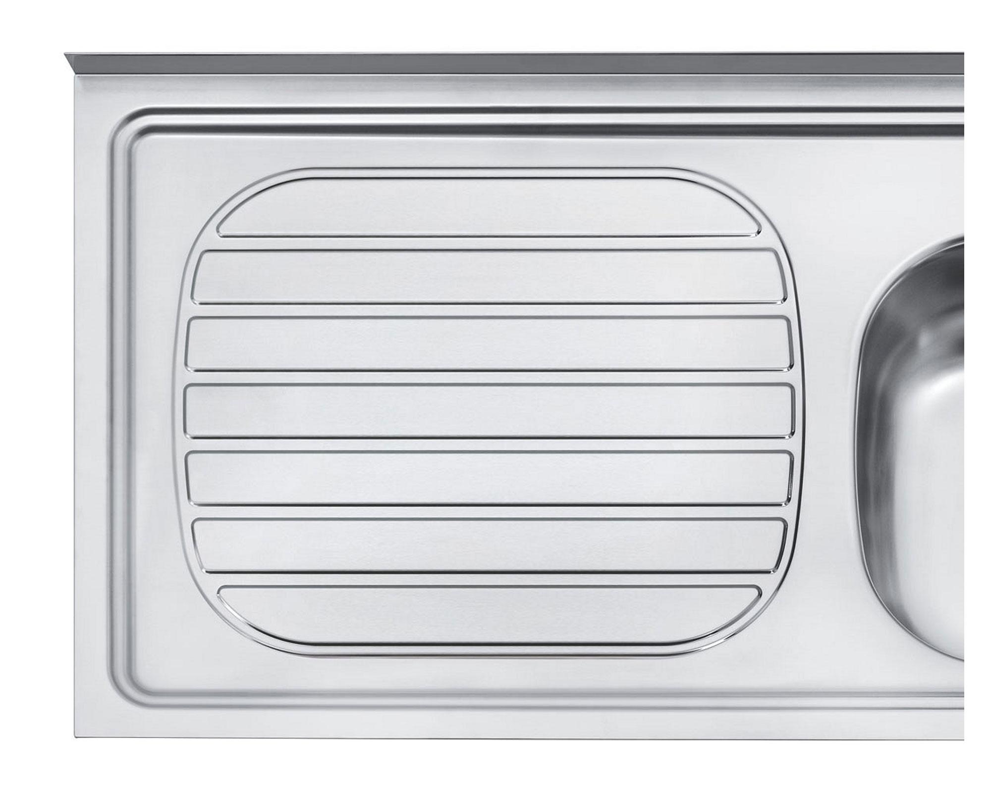 Lavaplatos sobreponer derecha Standard inox Tramontina-2