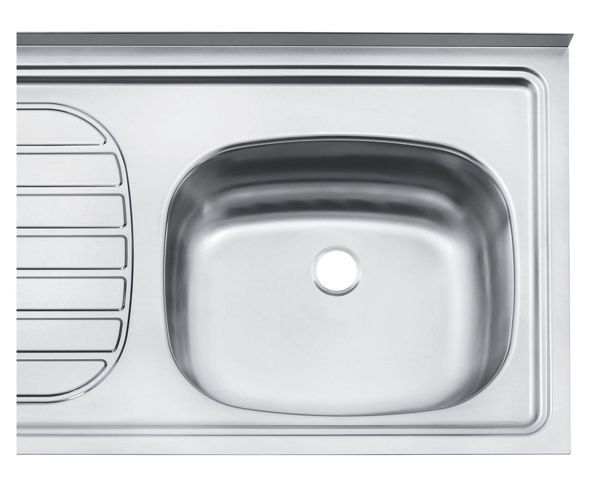 Lavaplatos sobreponer derecha Standard inox Tramontina-1