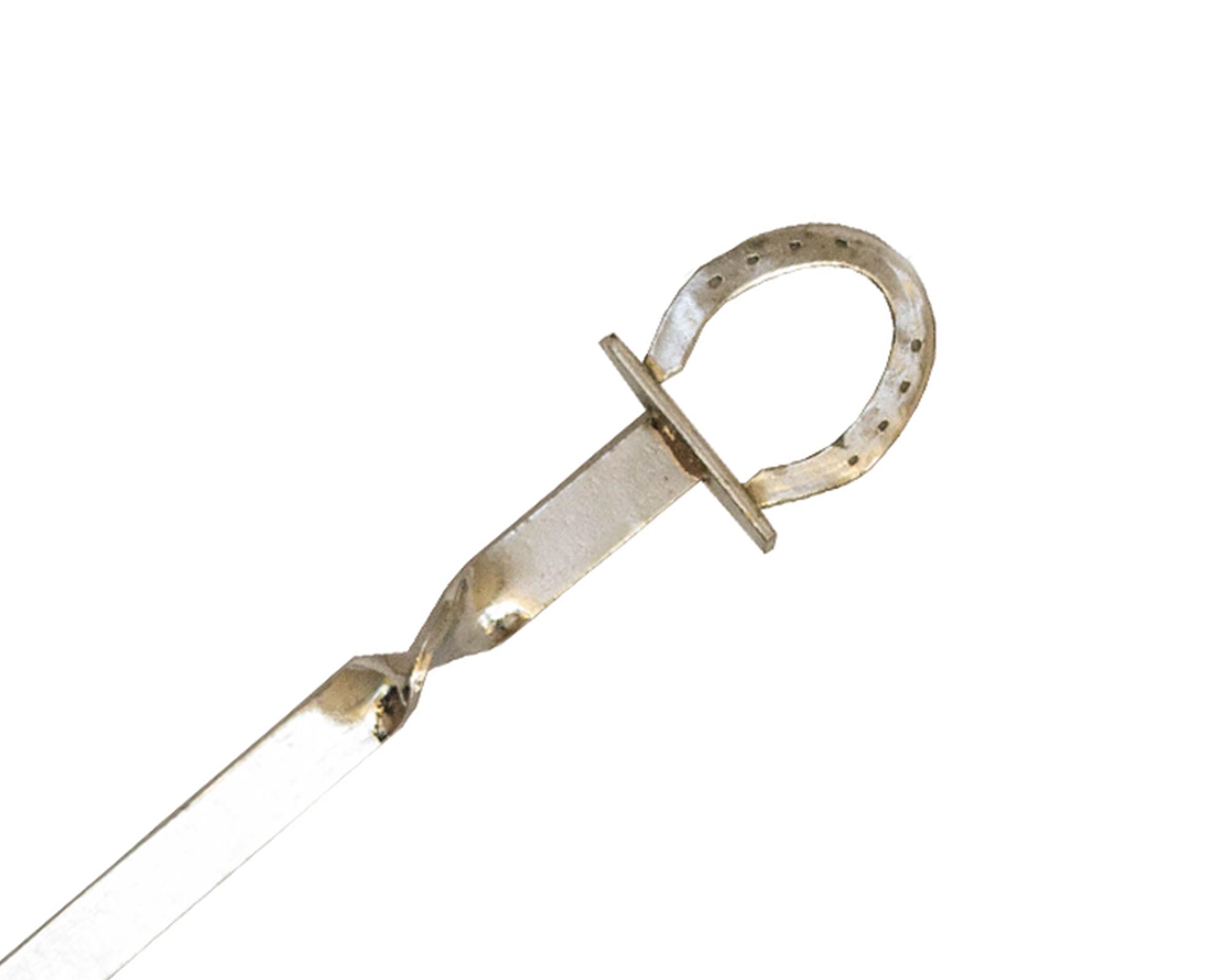 Asador cromado 150 cm Alcazar.-1