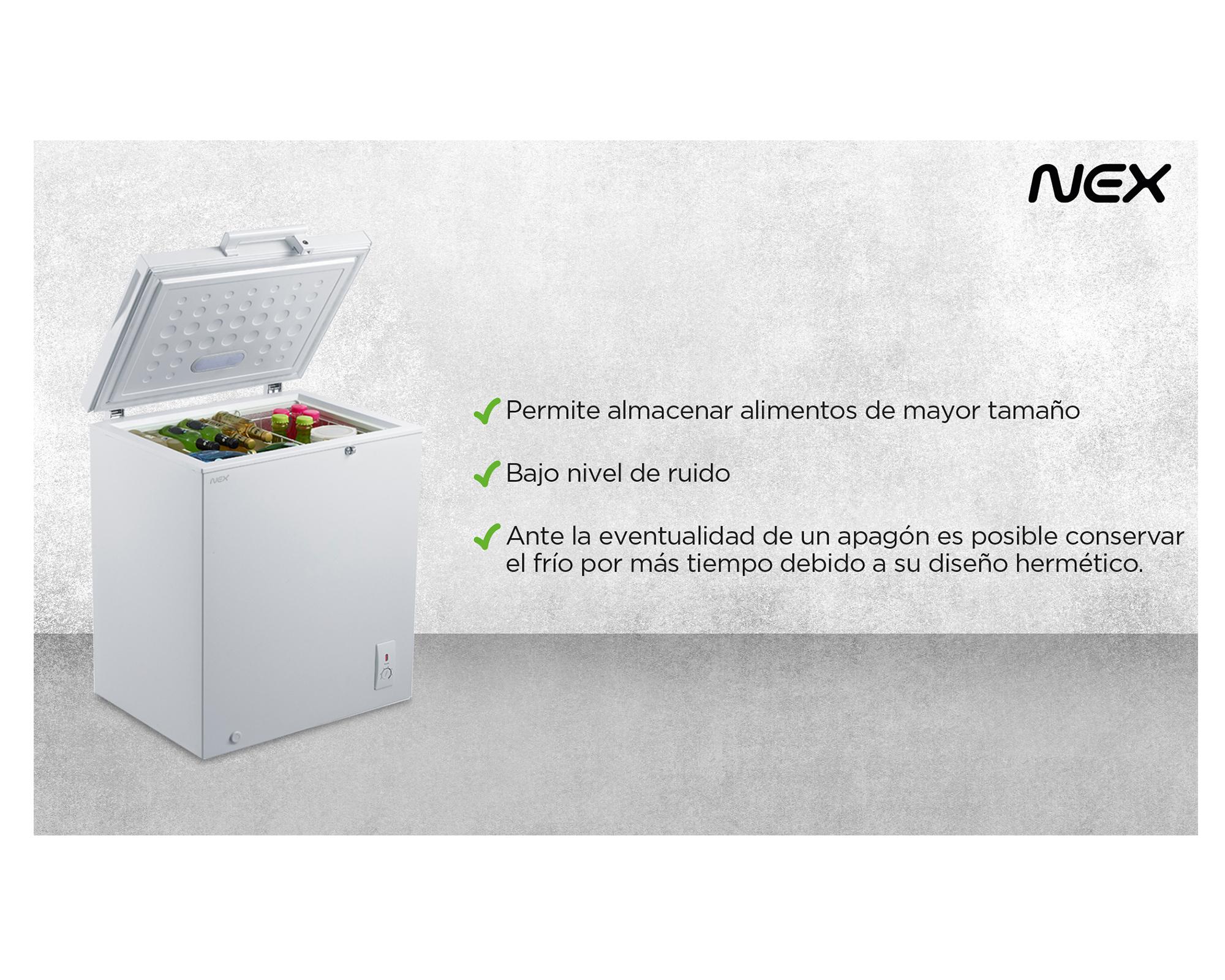 Freezer 100 litros CHF1100 blanco Nex-4
