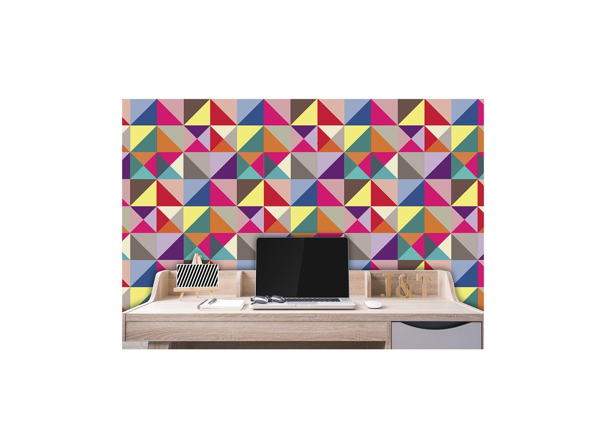 Azulejos vinílicos 15 x 15 cm autoadhesivos geométrica x 12 unidades Decórame-3