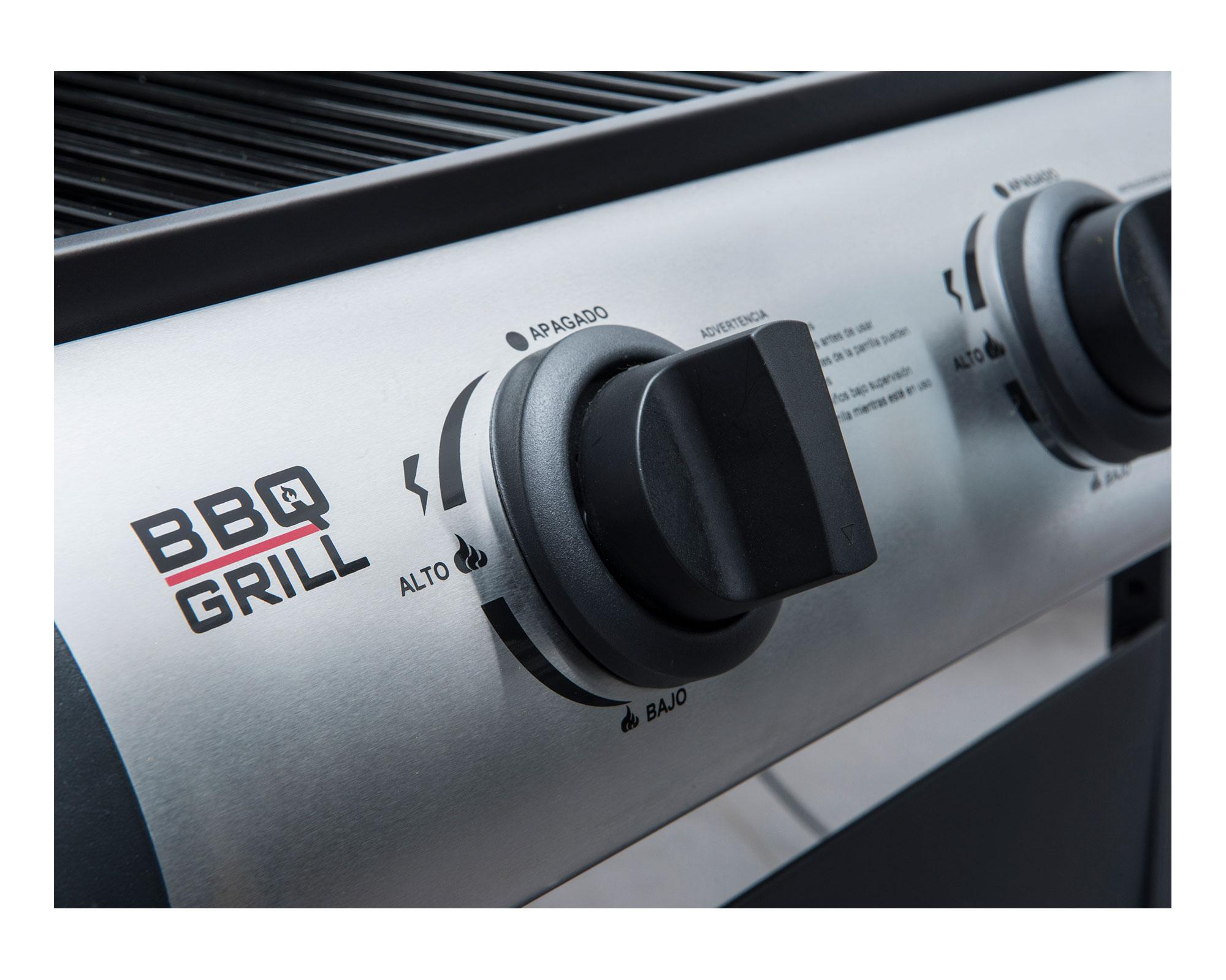 Parrilla a gas 2 quemadores Houston BBQ Grill-5