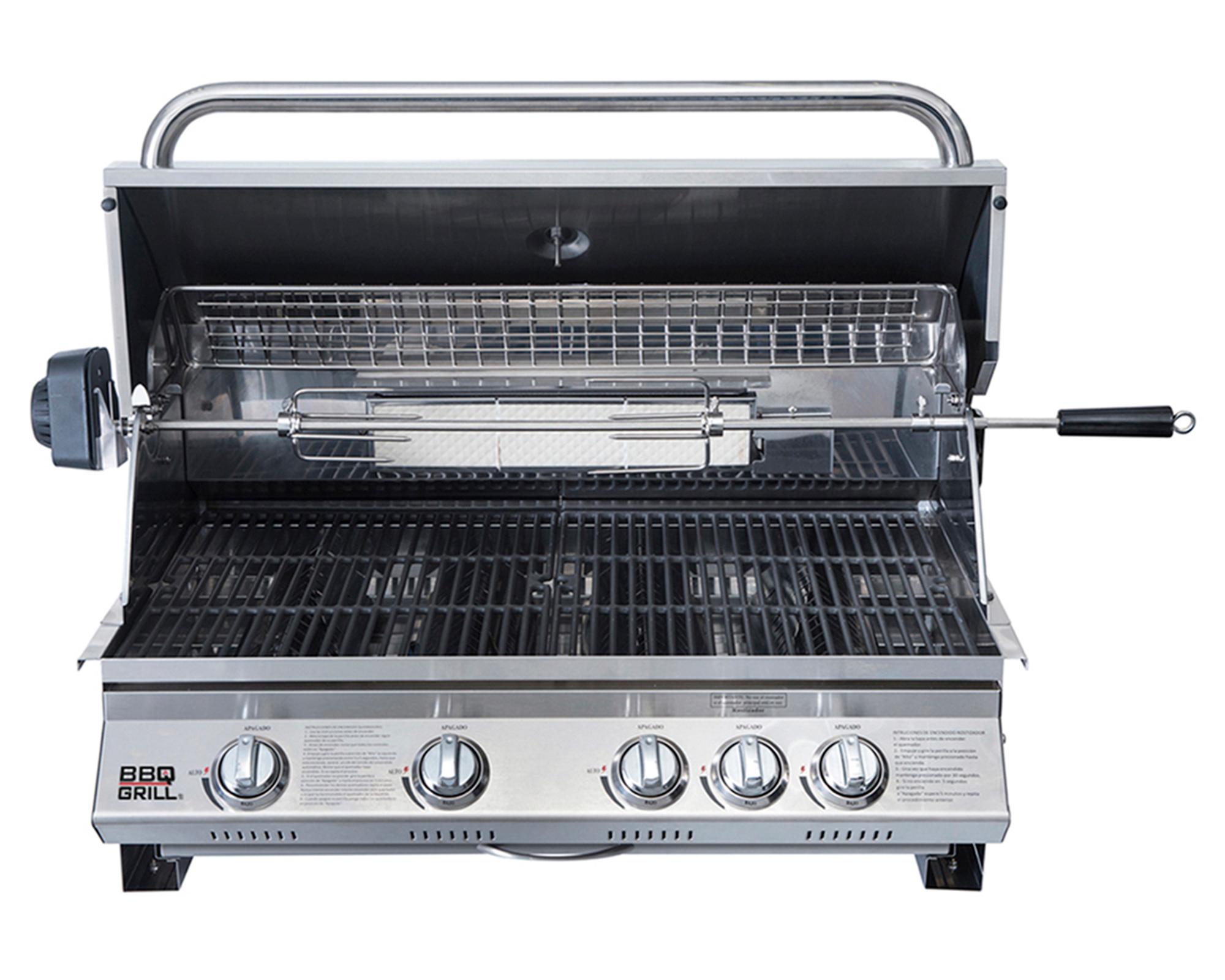 Parrilla a gas empotrada 4 quemadores Kansas BBQ Grill-1