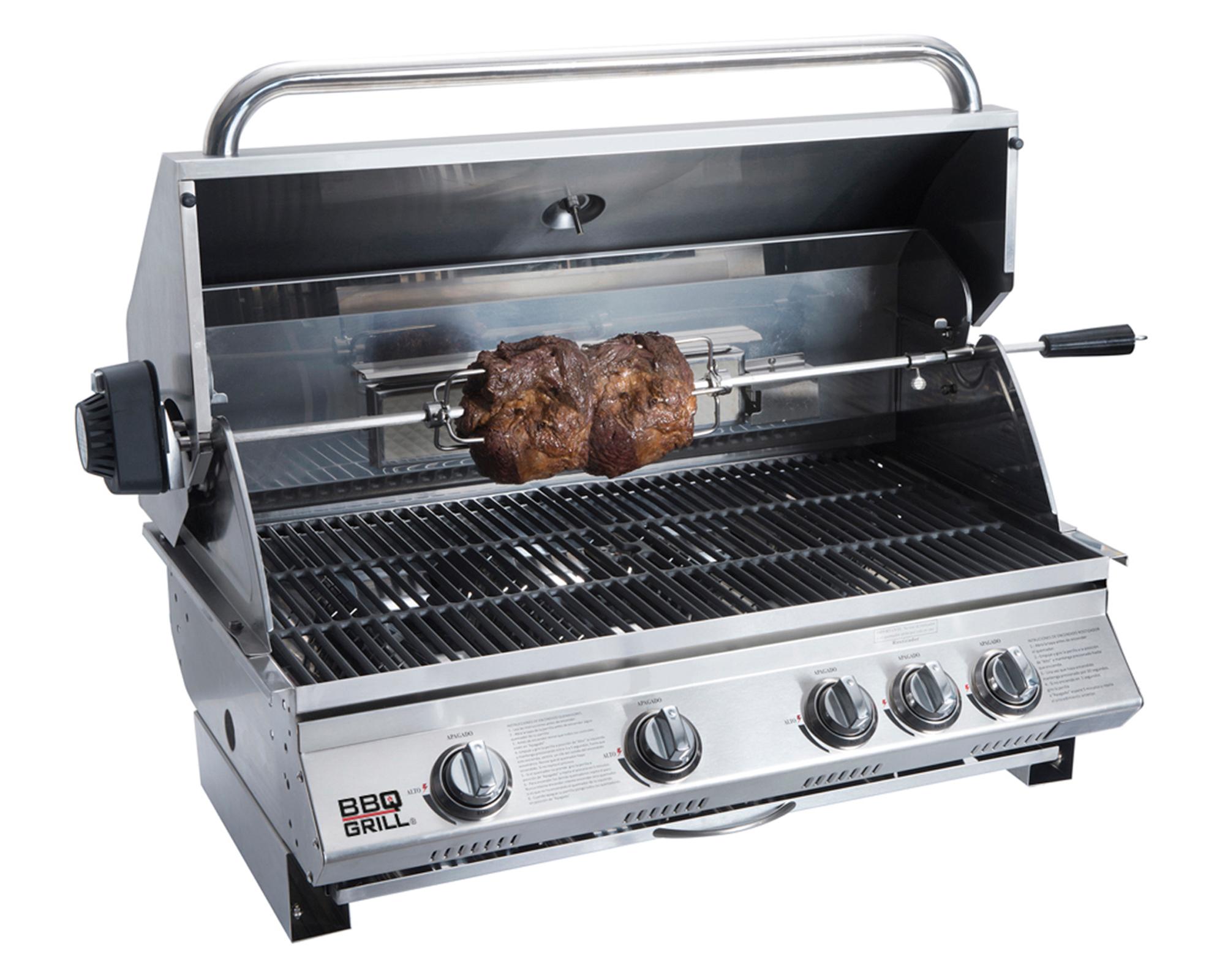 Parrilla a gas empotrada 4 quemadores Kansas BBQ Grill-2