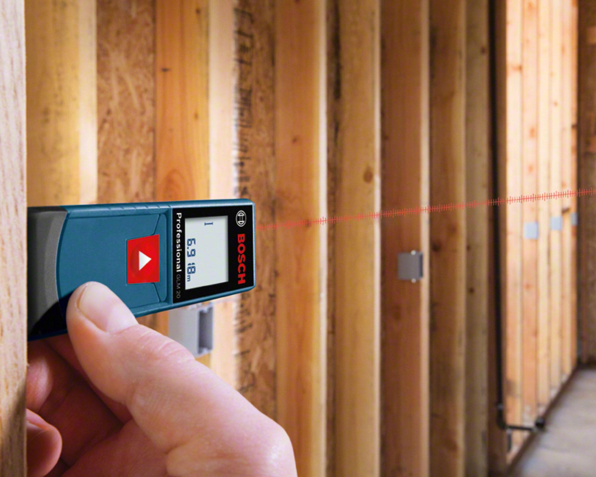 Medidor de distancia láser 20 metros GLM-20 Bosch-5